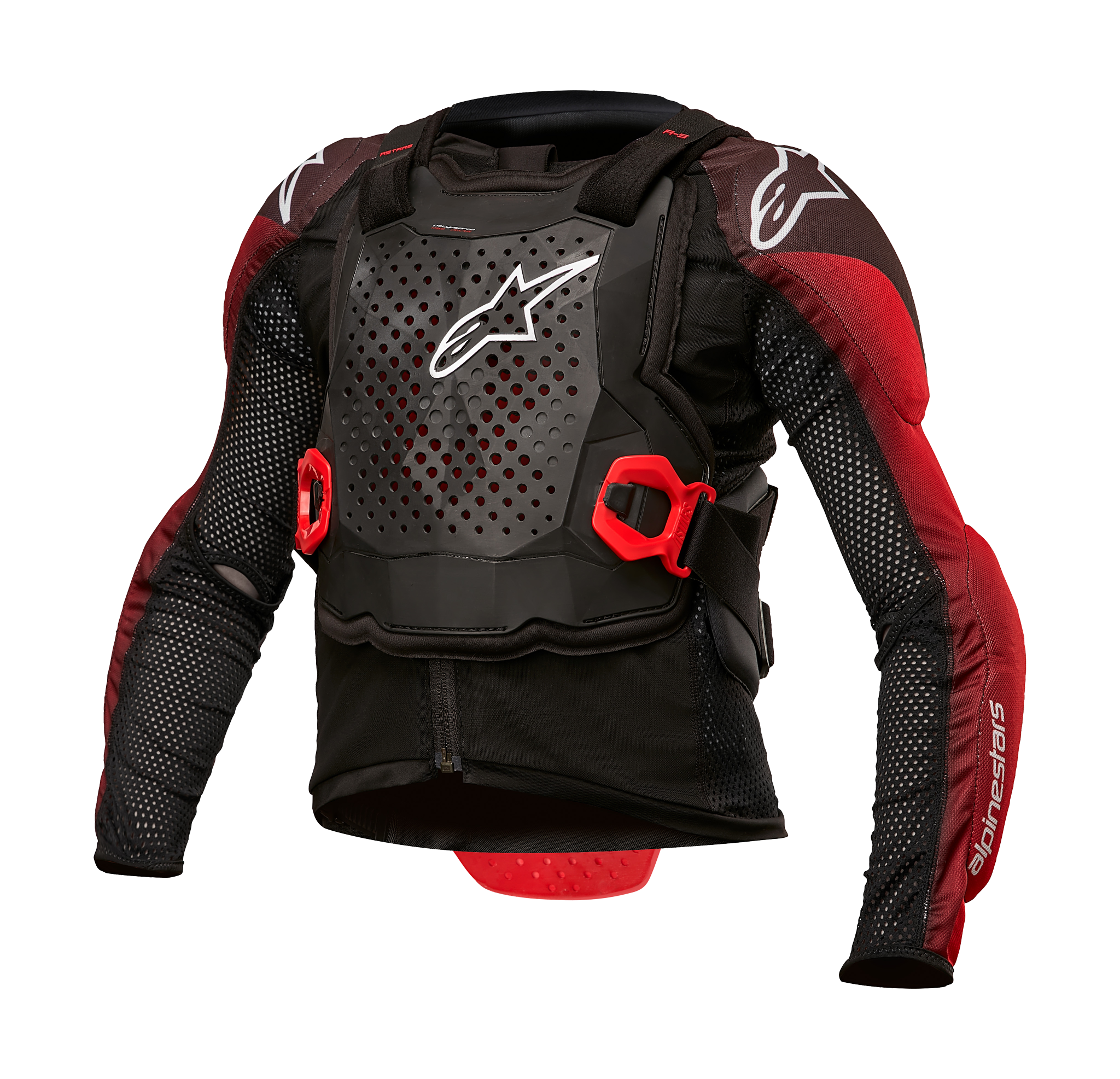 Alpinestars Kinder Bodyprotector Vest Bionic Tech - Zwart / Wit / Rood