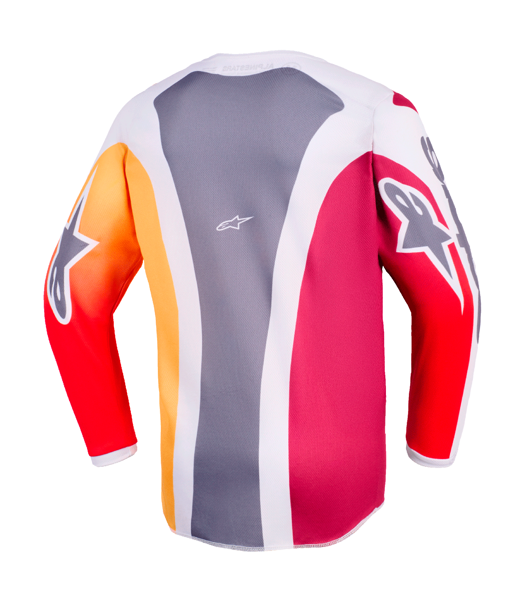 Alpinestars Kinder Cross Shirt 2026 Fluid Portl - Rood / Licht Grijs / Donker Grijs