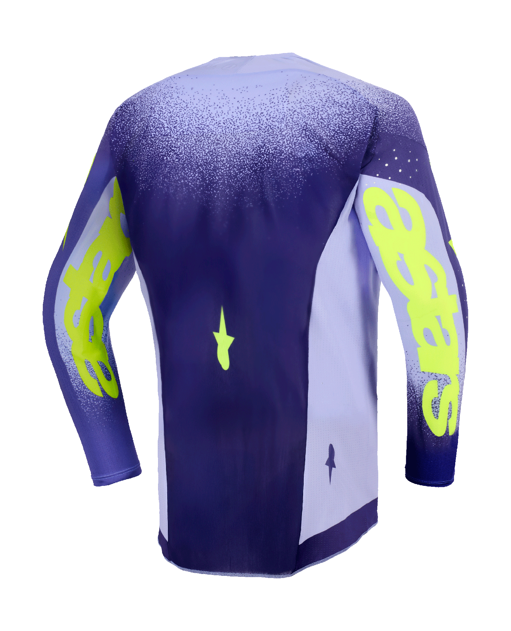 Alpinestars Kinder Cross Shirt 2026 Supertech Scenz - Paars / Fluo Geel