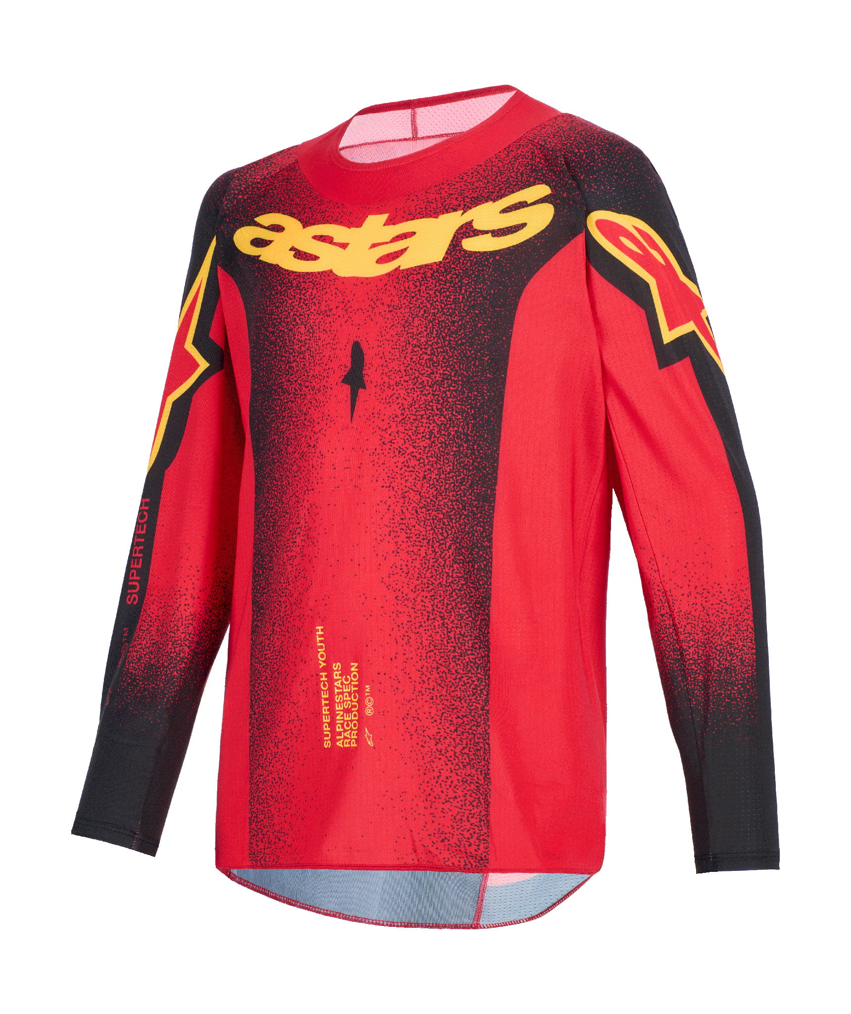 Alpinestars Kinder Crosskleding 2026 Supertech Scenz - Rood / Zwart / Geel