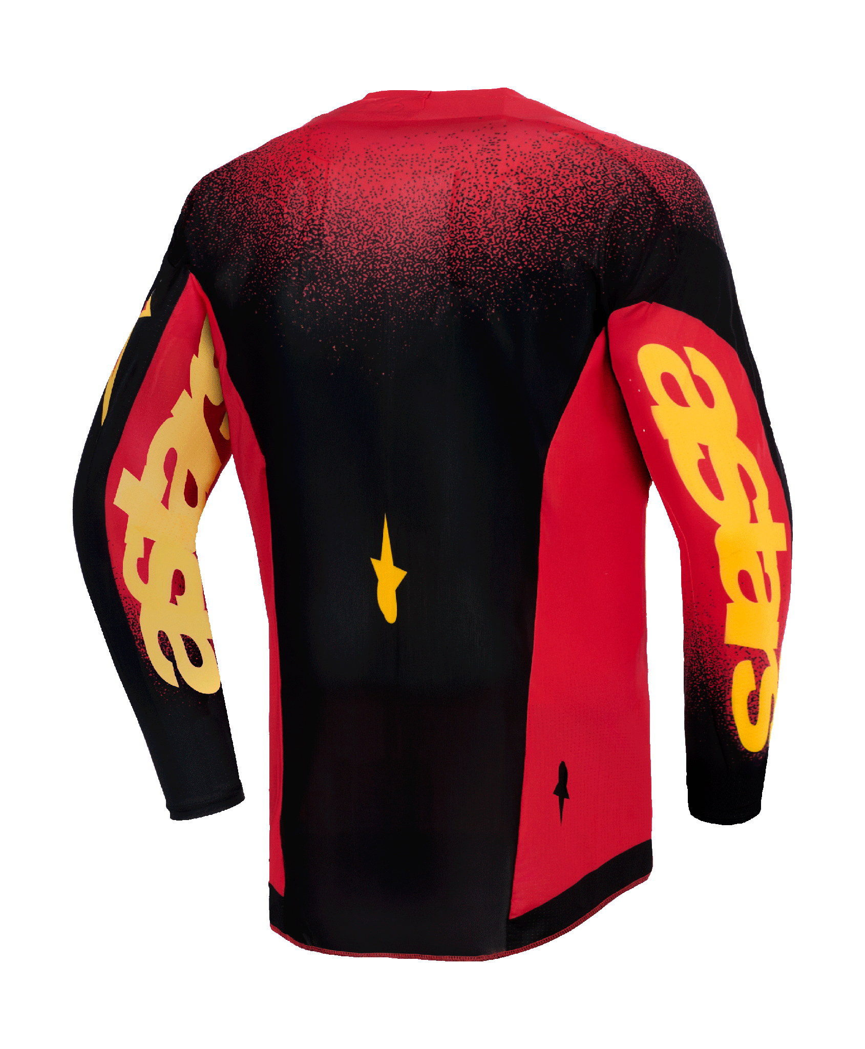 Alpinestars Kinder Cross Shirt 2026 Supertech Scenz - Rood / Zwart / Geel