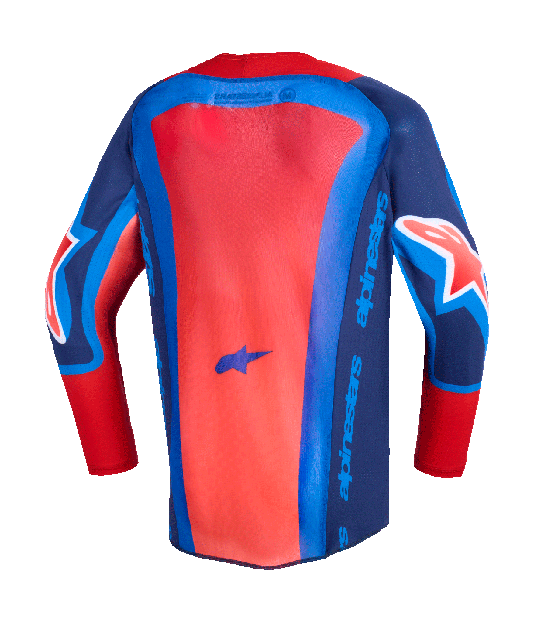 Alpinestars Kinder Cross Shirt 2026 Supertech Vista - Donker Navy / Hot Coral / Cobalt