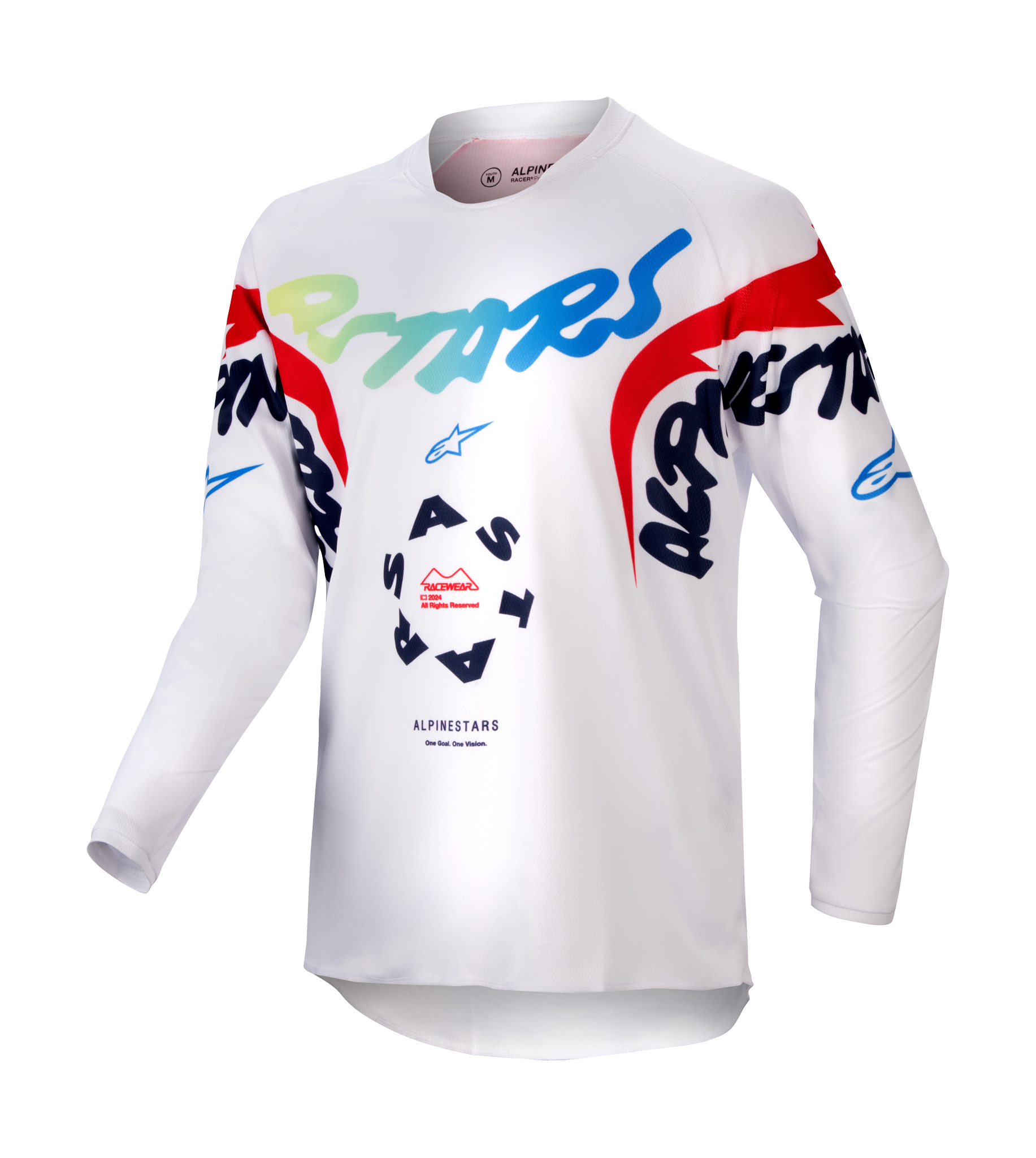 Alpinestars Kinder Cross Shirt Racer Hana - Wit / Multi