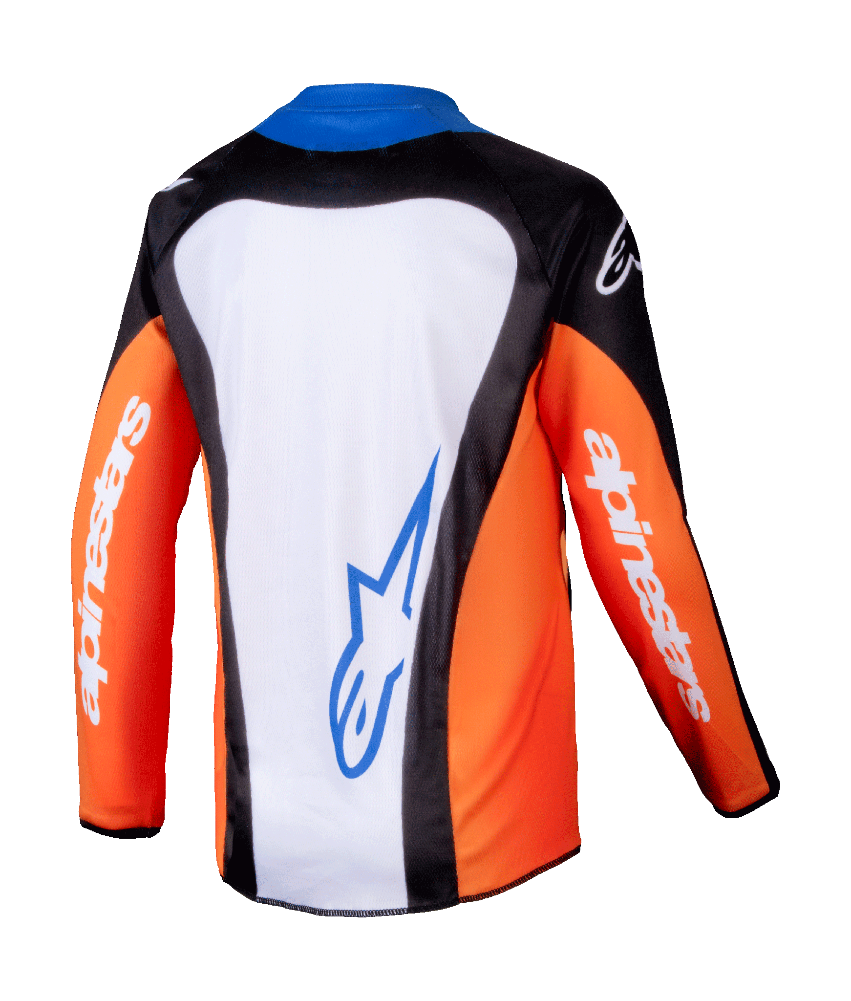 Alpinestars Kinder Cross Shirt Racer Melt - Oranje / Blauw