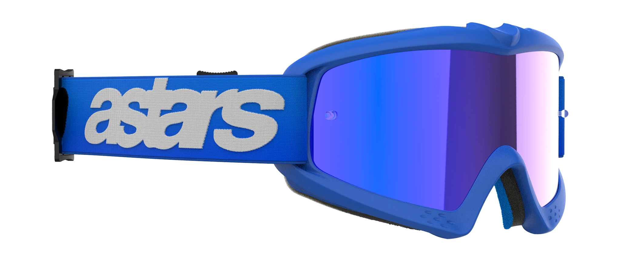 Alpinestars Kinder Crossbril Vision Blaze - Blauw - Spiegel Blauw Lens