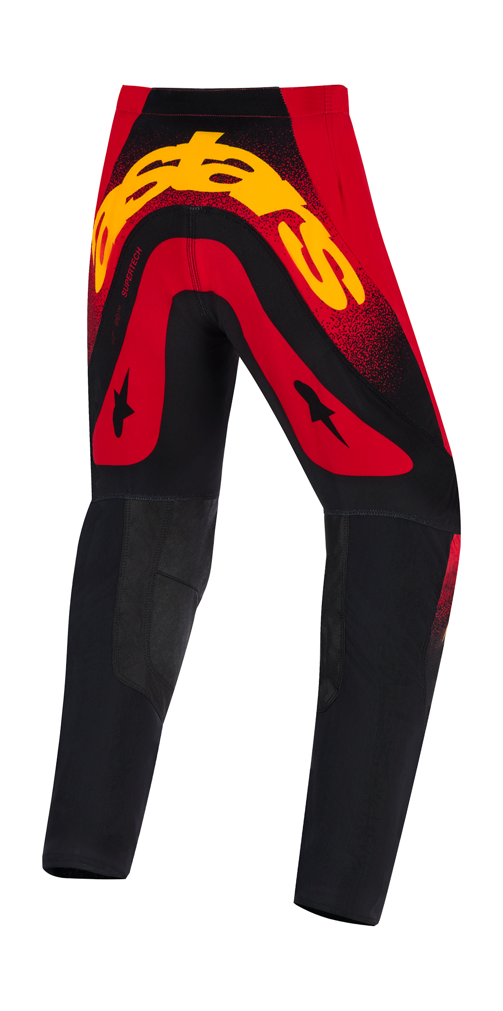 Alpinestars Kinder Crossbroek 2026 Supertech Scenz - Rood / Zwart / Geel