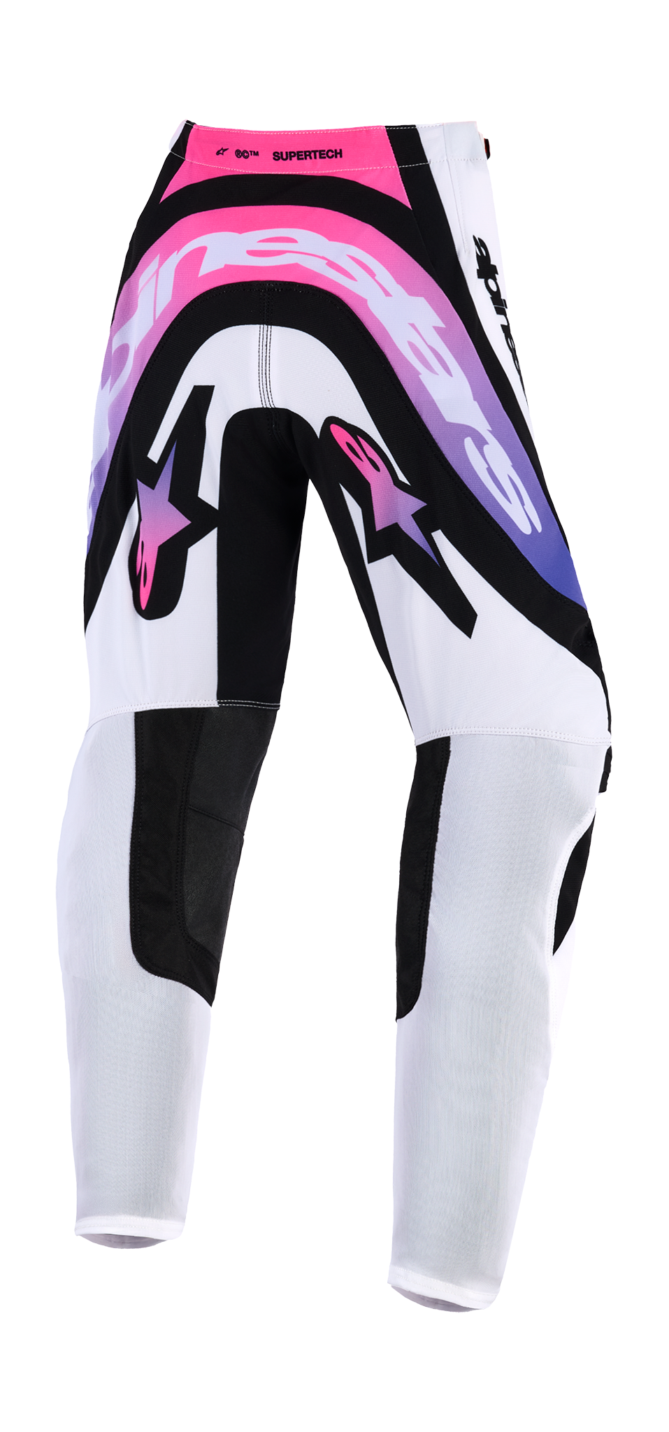 Alpinestars Kinder Crossbroek 2026 Supertech Vista - Wit / Paars / Zwart