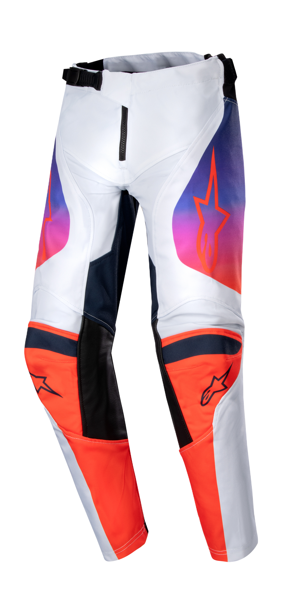 Alpinestars Kinder Crossbroek Racer Hoen - Licht Grijs / Hot Oranje / Zwart