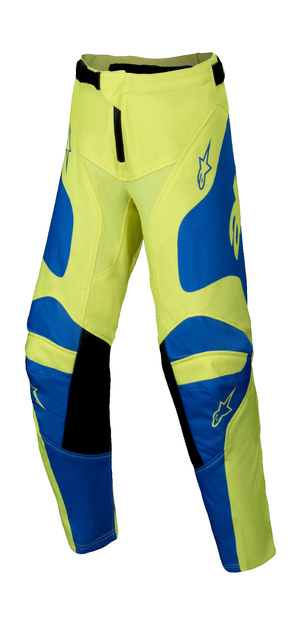 Alpinestars Kinder Crossbroek Racer Veil - Fluo Geel / Blauw