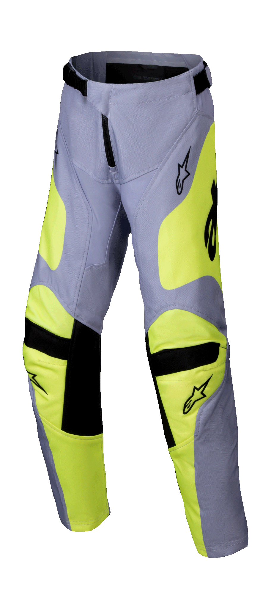 Alpinestars Kinder Crossbroek Racer Veil - Grijs / Fluo Geel