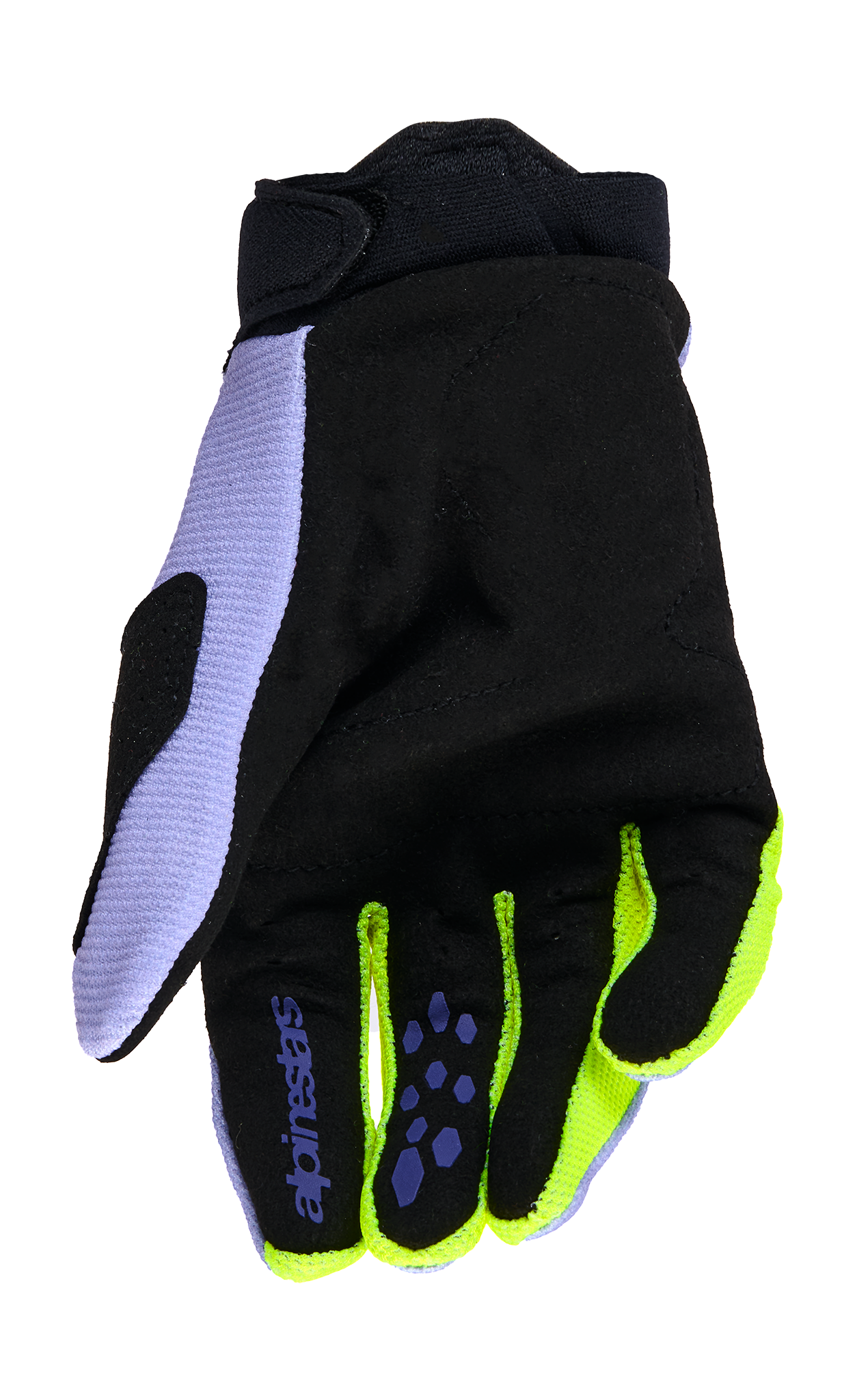 Alpinestars Kinder Crosshandschoenen 2026 Full Bore V2 - Paars / Fluo Geel