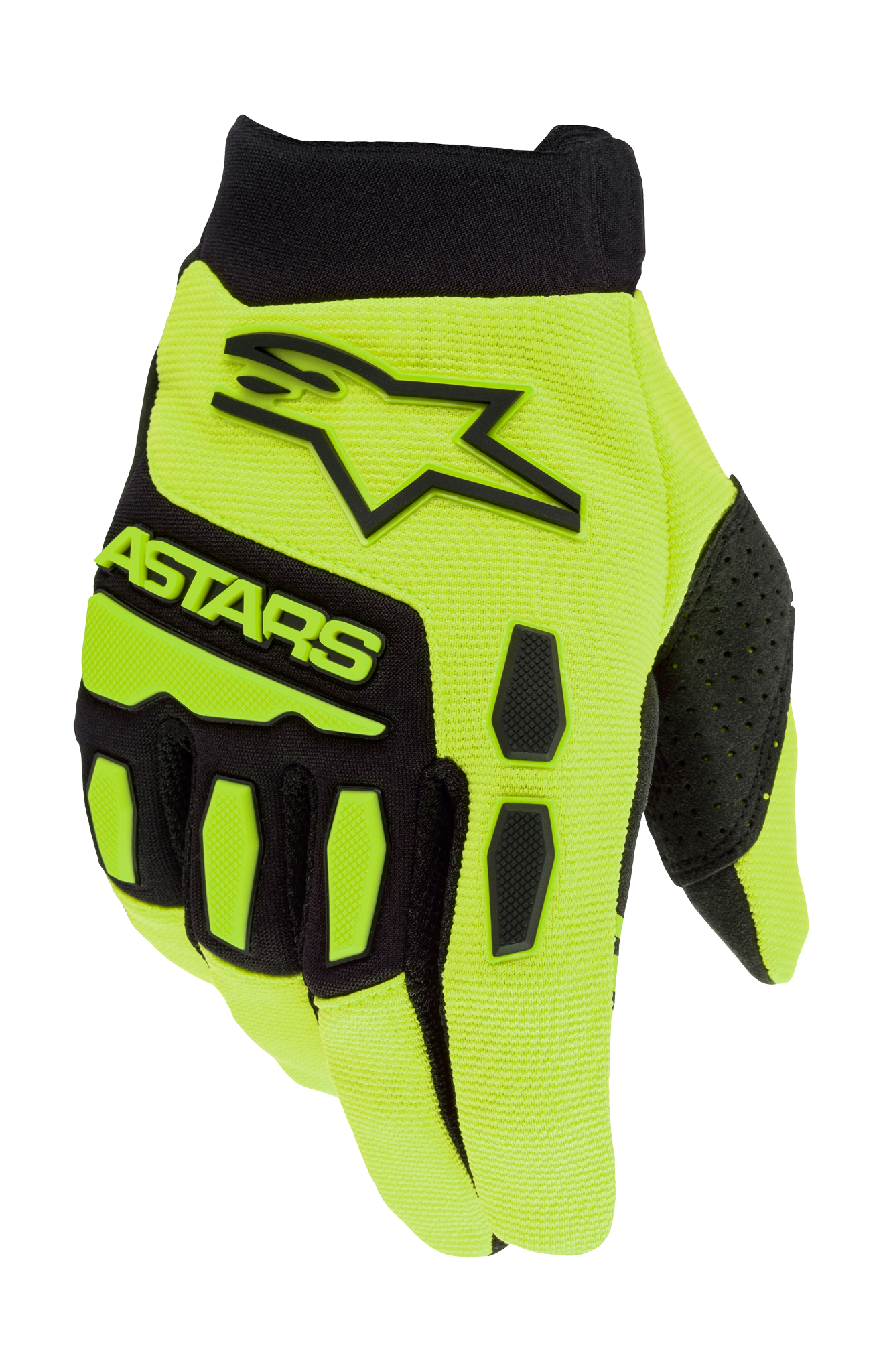 Alpinestars Kinder Crosshandschoenen Full Bore - Fluo Geel / Zwart