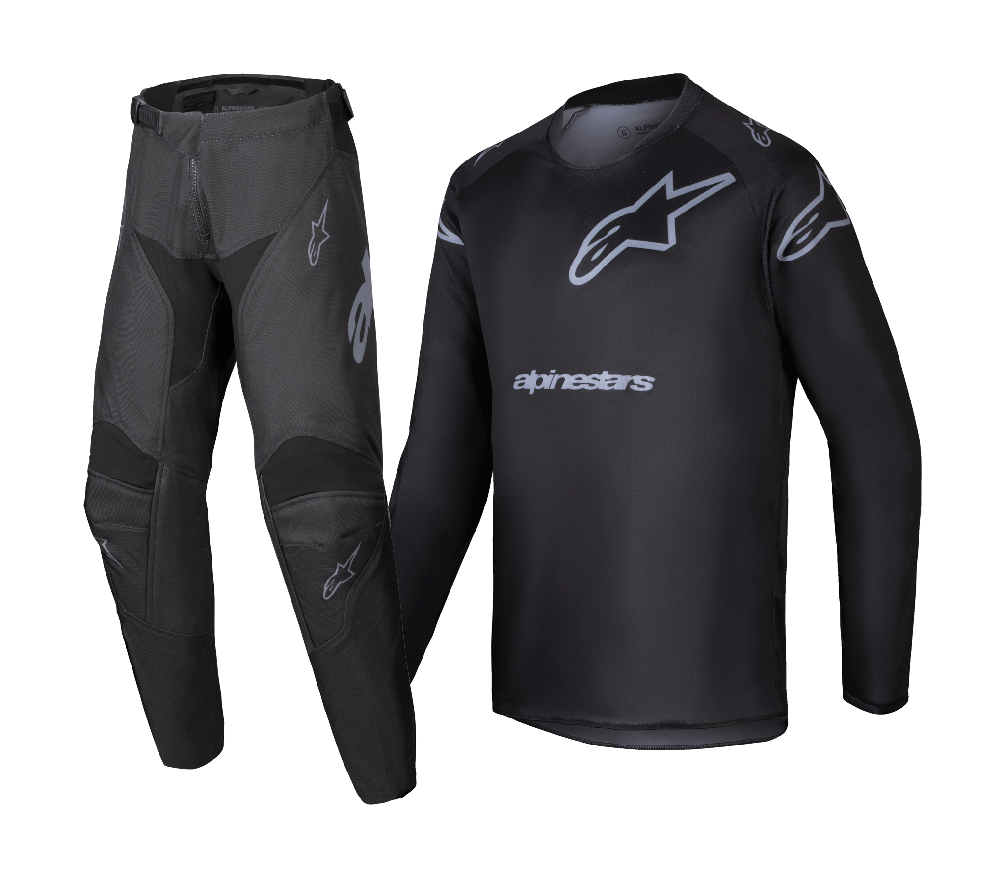 Alpinestars Kinder Crosskleding Racer Graphite - Zwart / Grijs