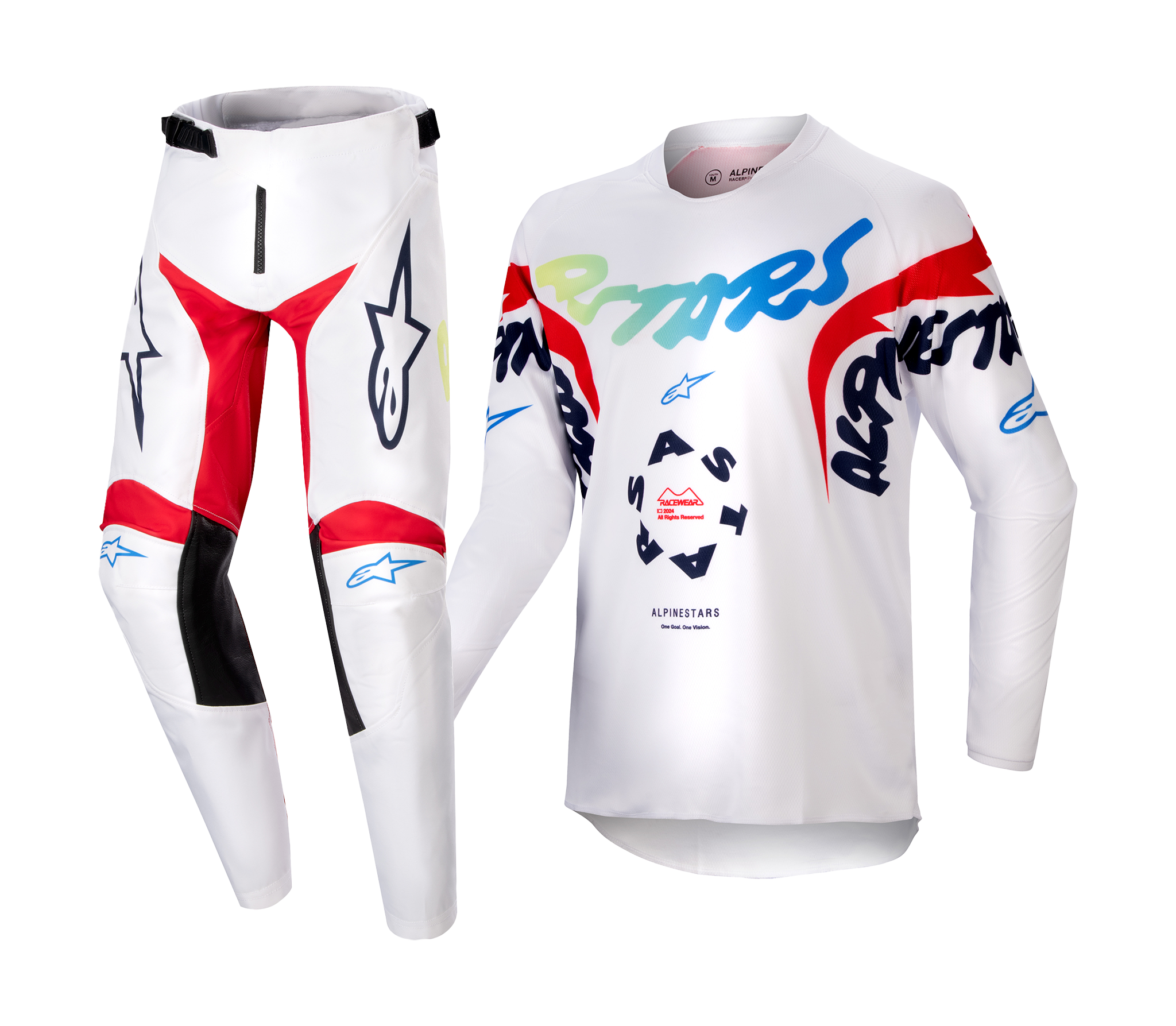 Alpinestars Kinder Crosskleding Racer Hana - Wit / Multi