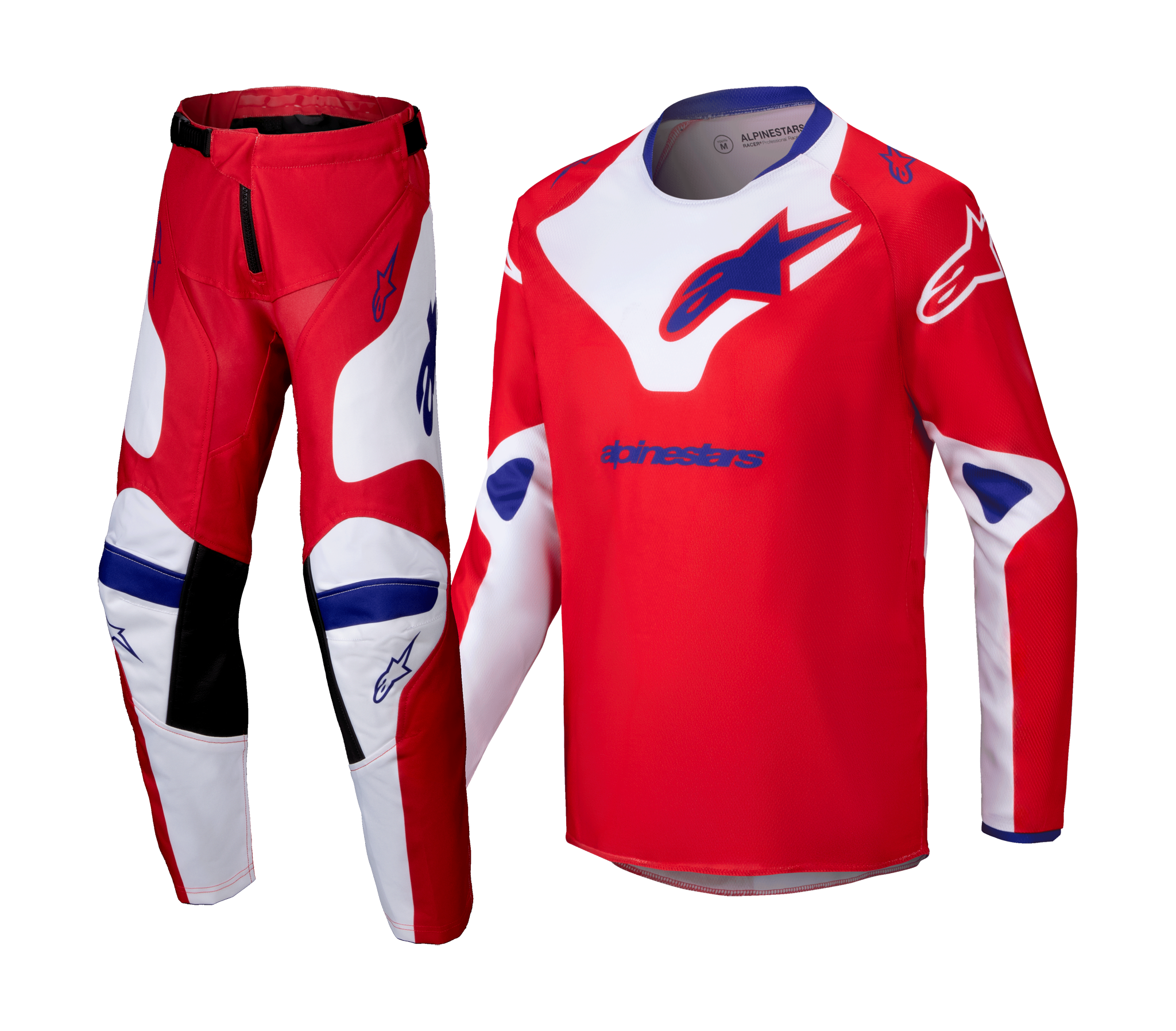 Alpinestars Kinder Crosskleding Racer Veil - Rood / Wit