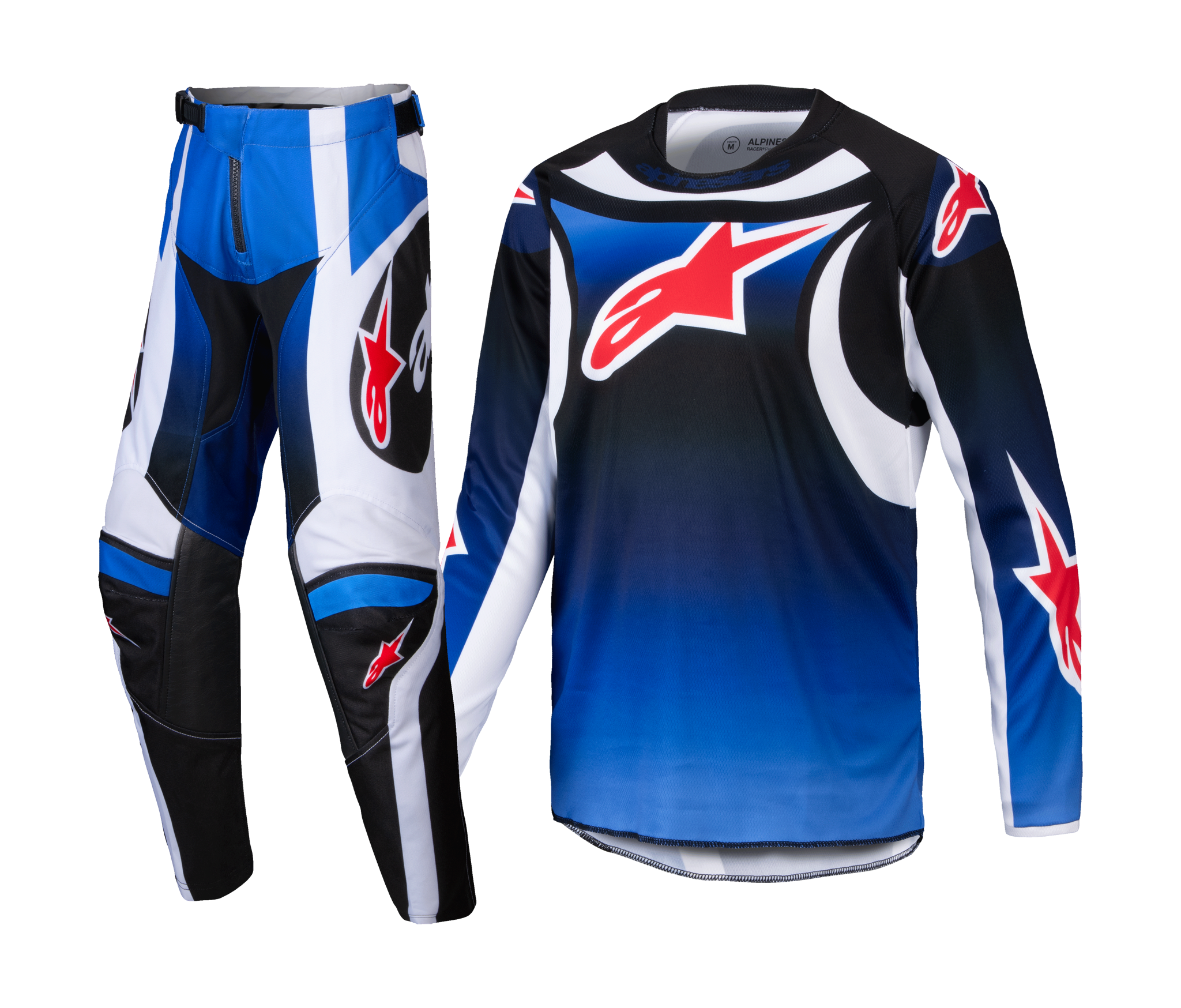 Alpinestars Kinder Crosskleding Racer Wurx - Blauw / Zwart