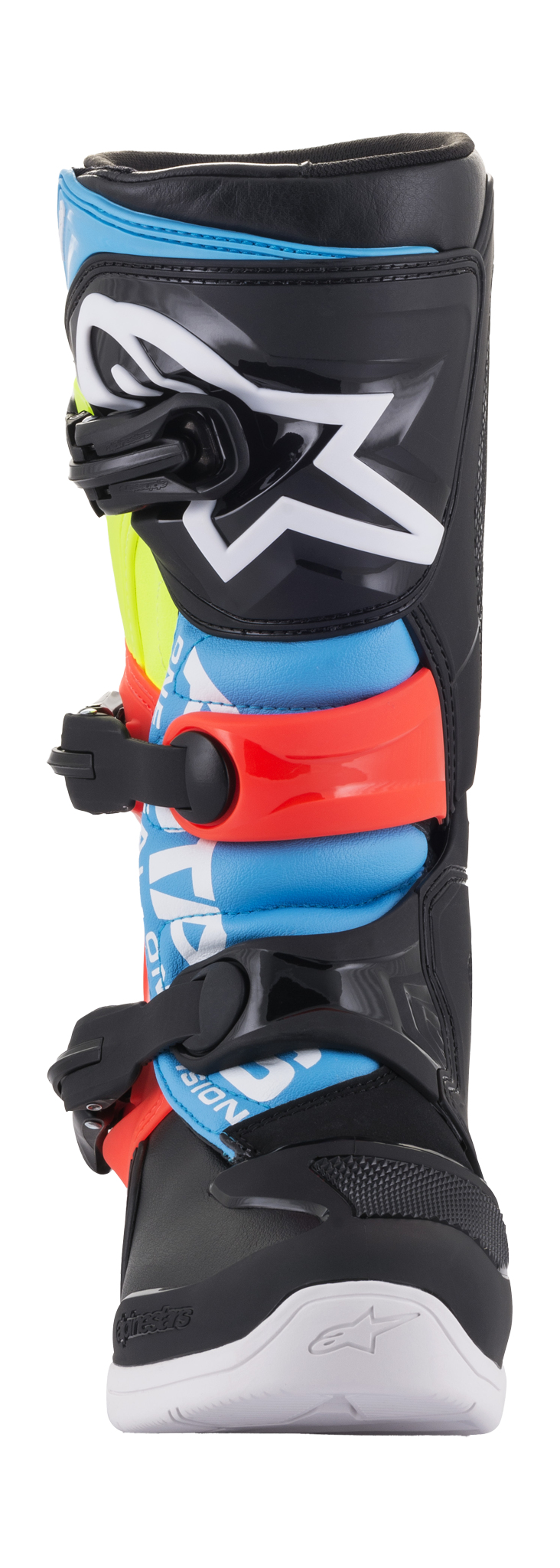 Alpinestars Kinder Crosslaarzen Tech 3S - Zwart / Fluo Geel / Fluo Rood