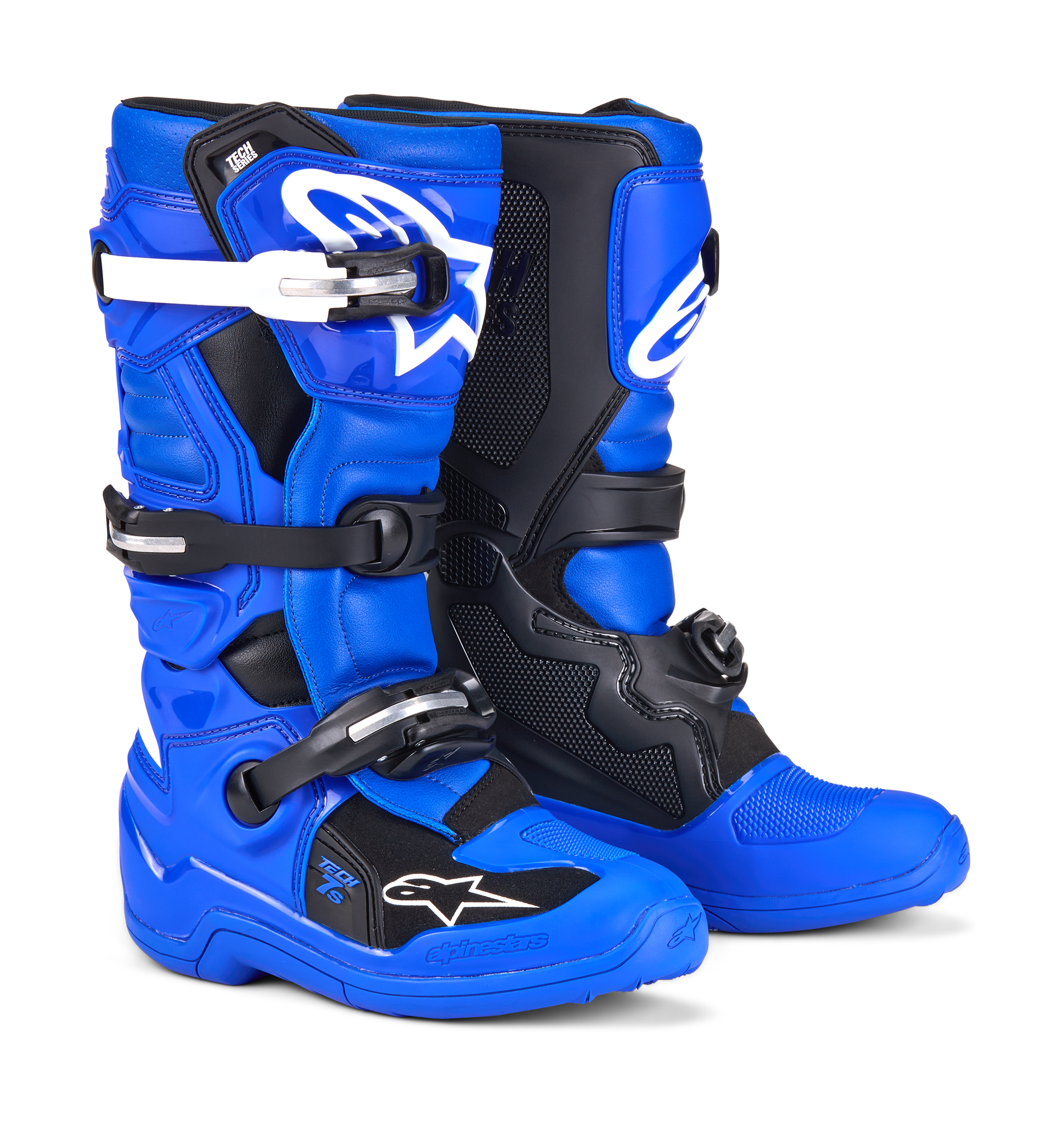 Alpinestars Kinder Crosslaarzen Tech 7S - Blauw / Zwart / Wit