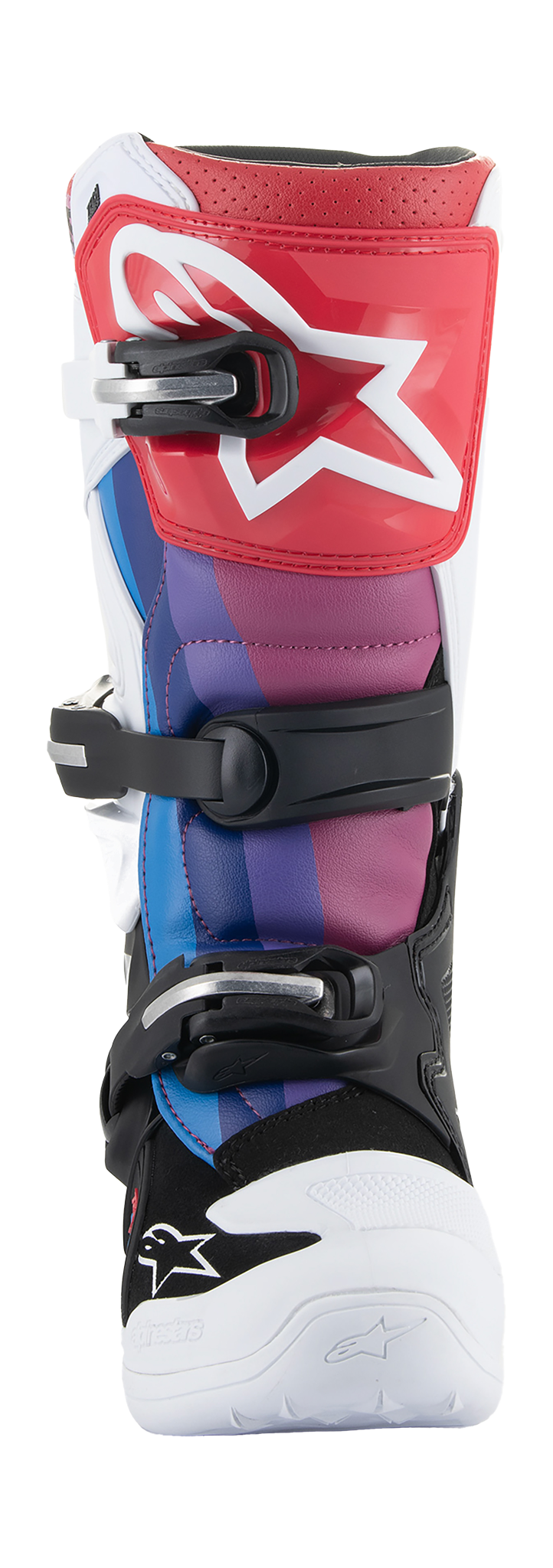 Alpinestars Kinder Crosslaarzen Tech 7S - Wit / Zwart / Rainbow