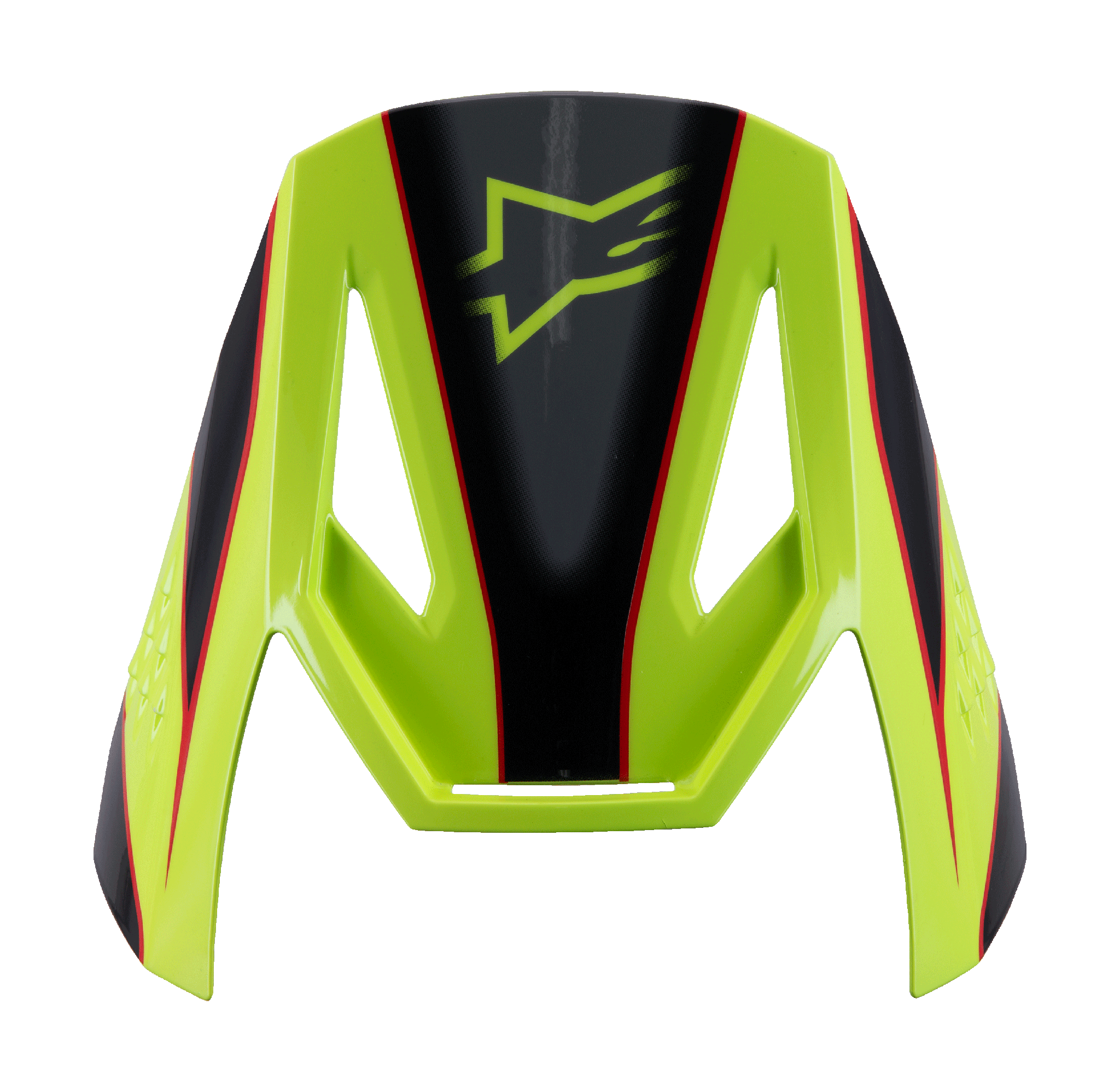 Alpinestars Kinder Helmklep S-M3 Fray - Rood / Fluo Geel / Zwart