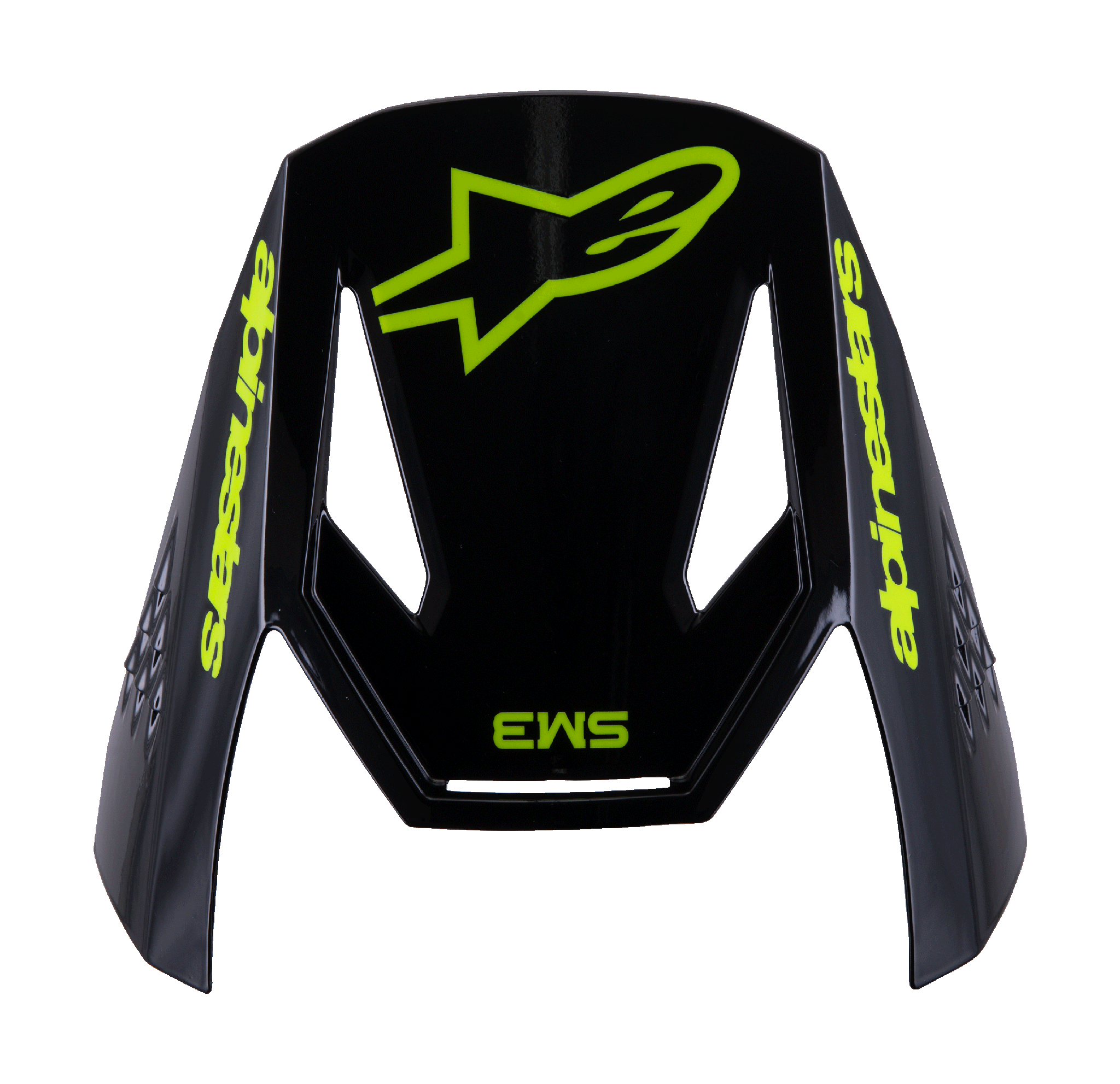 Alpinestars Kinder Helmklep S-M3 Radium - Grijs / Zwart / Fluo Geel