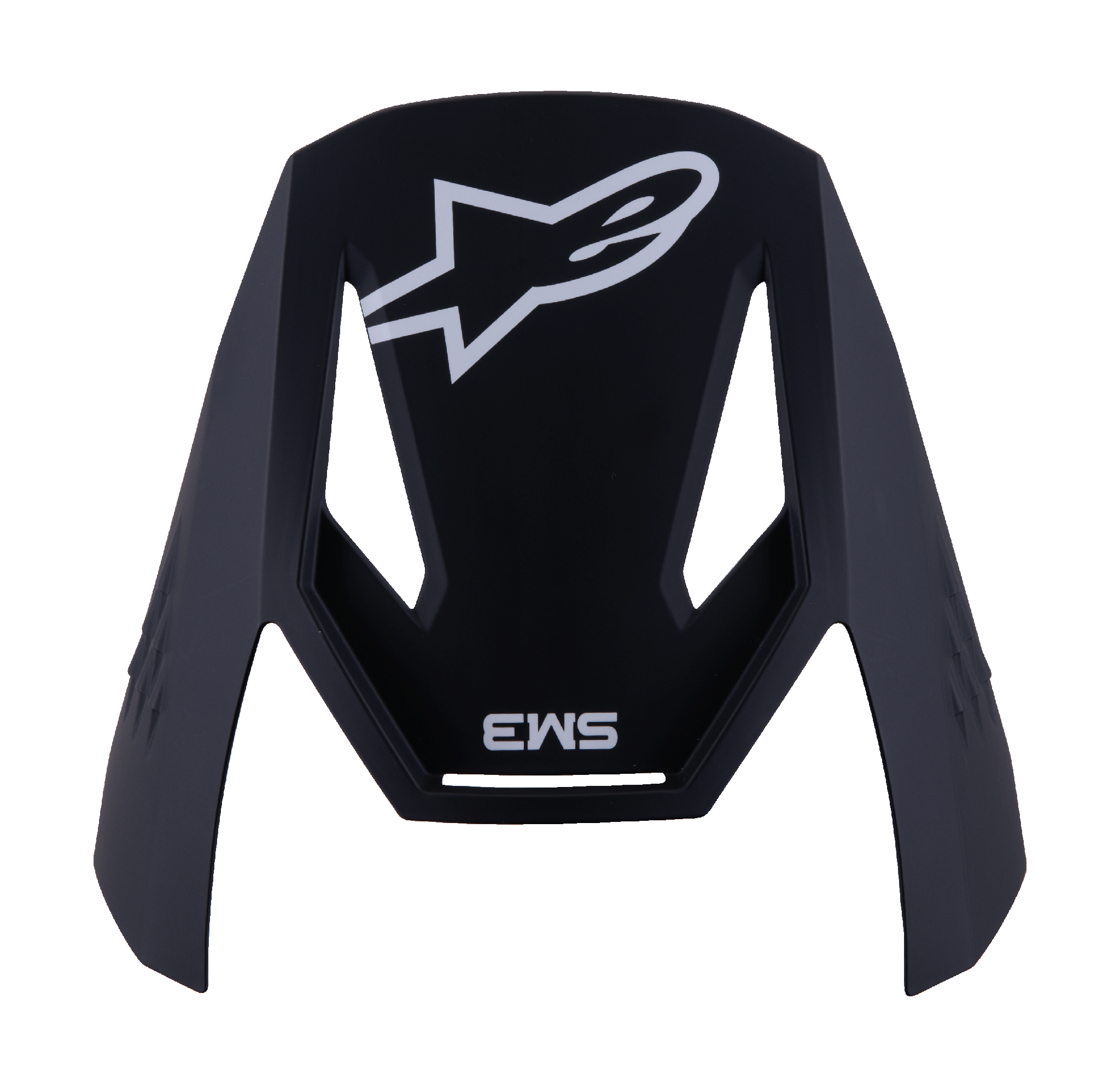 Alpinestars Kinder Helmklep S-M3 Solid - Mat Zwart