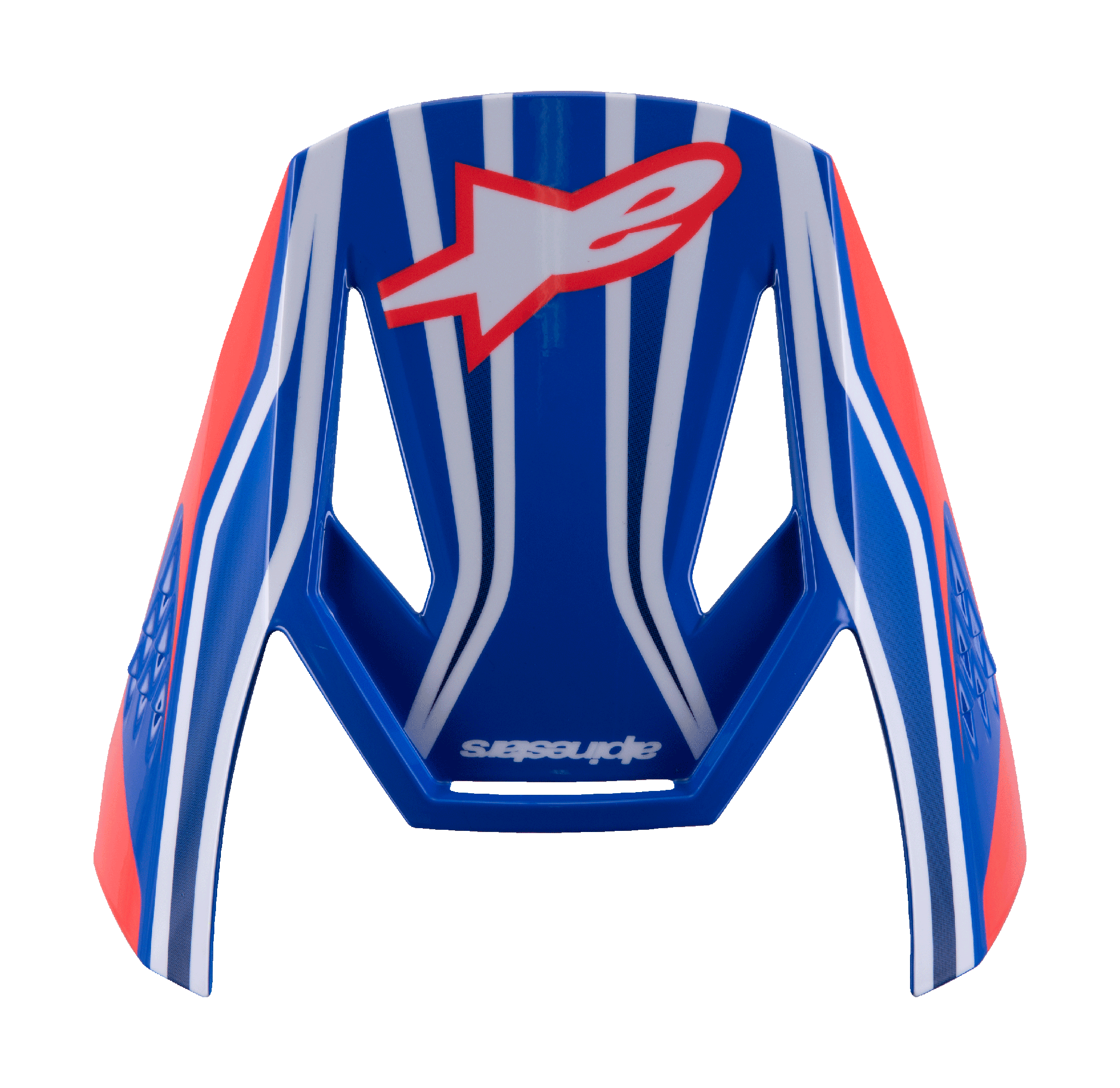 Alpinestars Kinder Helmklep S-M3 Wurx - Blauw / Rood / Wit / Zwart