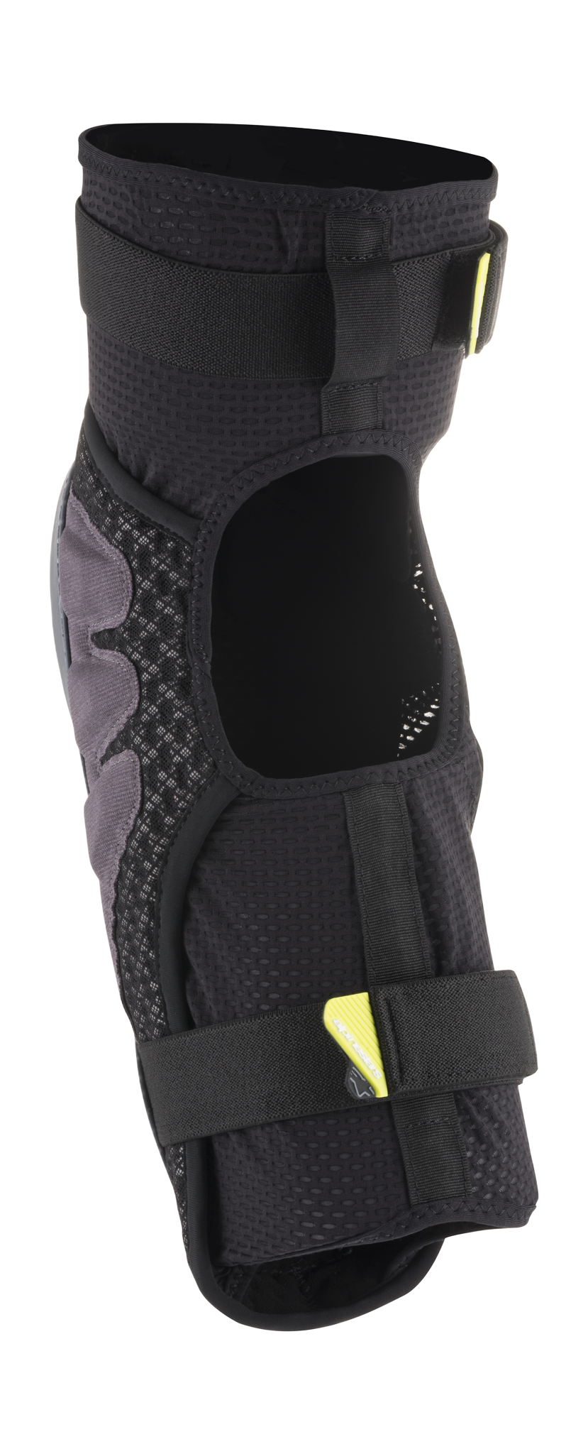 Alpinestars Kniebeschermers Sequence - Antraciet / Geel Fluo