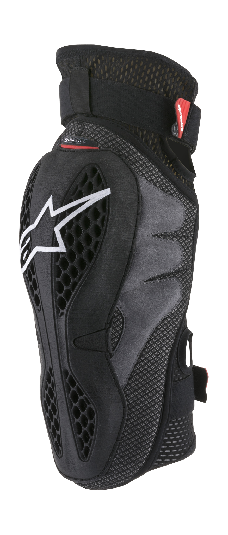 Alpinestars Kniebeschermers Sequence - Zwart / Rood