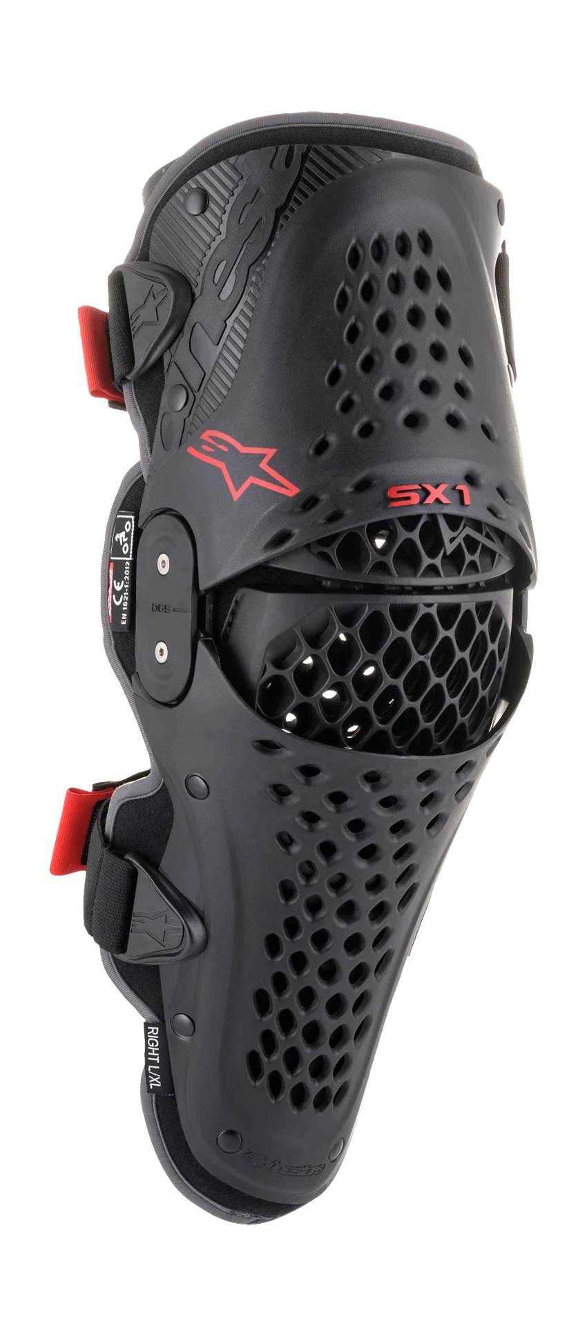 Alpinestars Kniebeschermers SX-1 V2 - Zwart / Rood