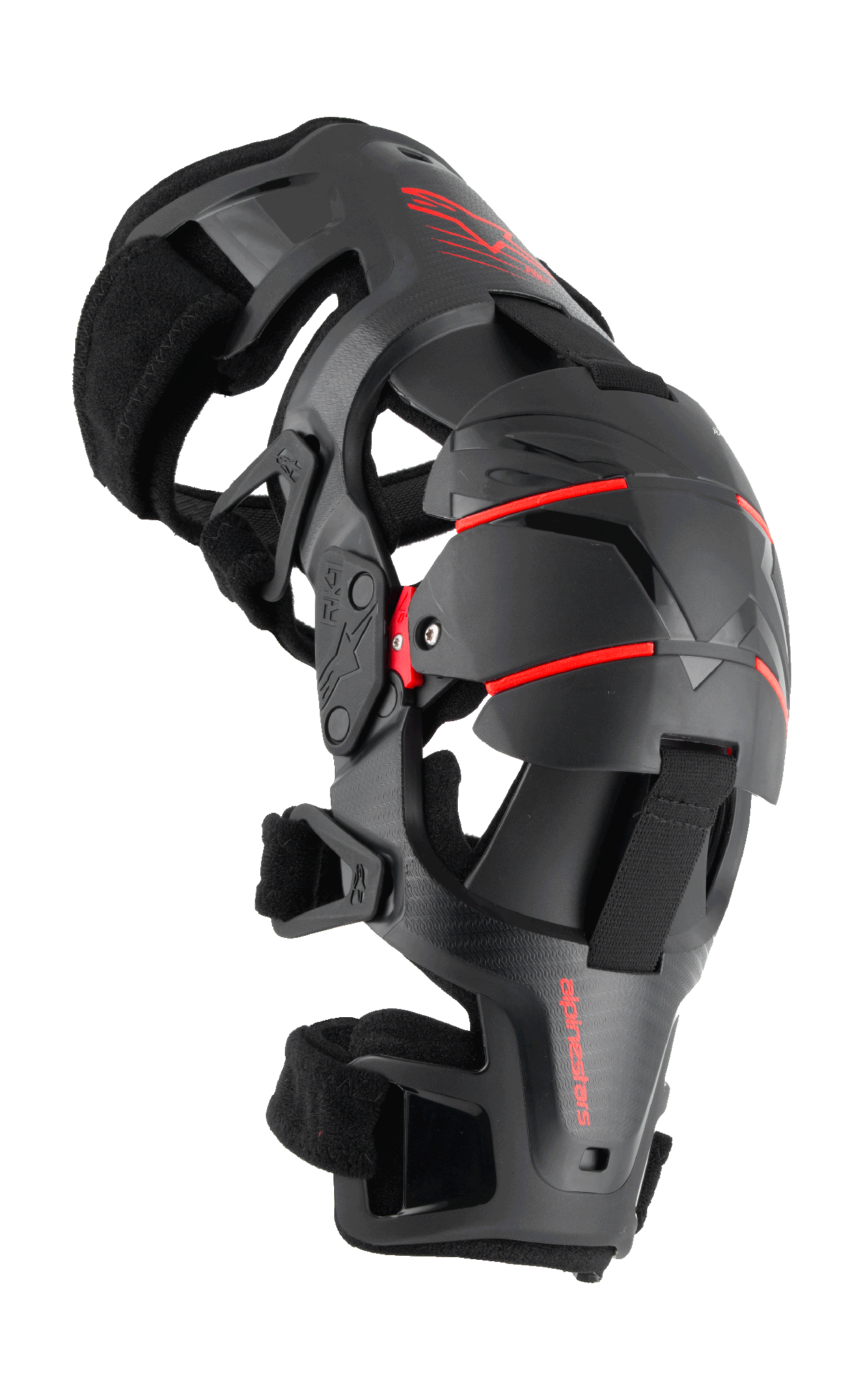 Alpinestars Kniebraces RK-1 Plasma - Zwart / Rood