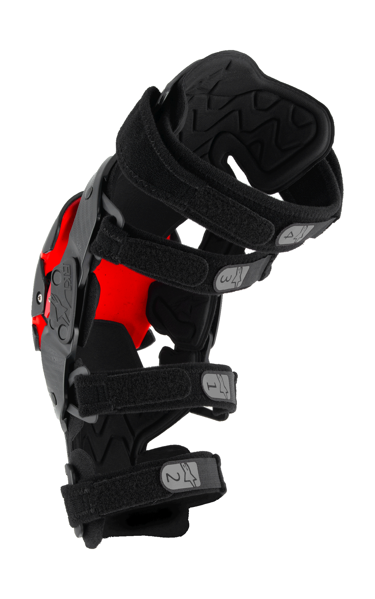 Alpinestars Kniebraces RK-1 Plasma - Zwart / Rood