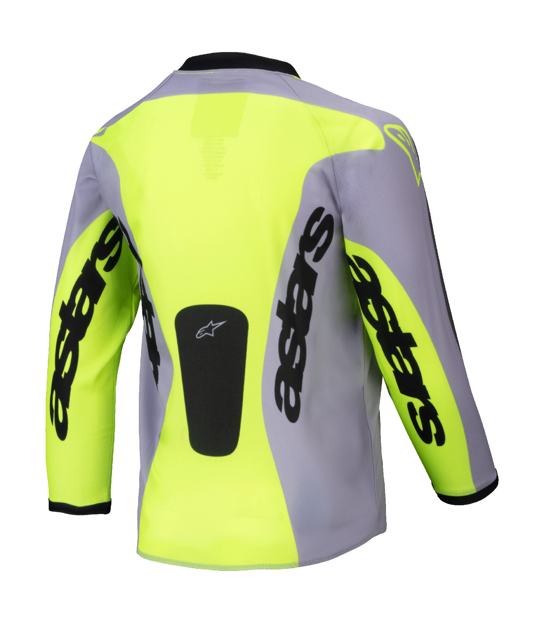 Alpinestars Mini Cross Shirt Racer Veil - Grijs / Fluo Geel