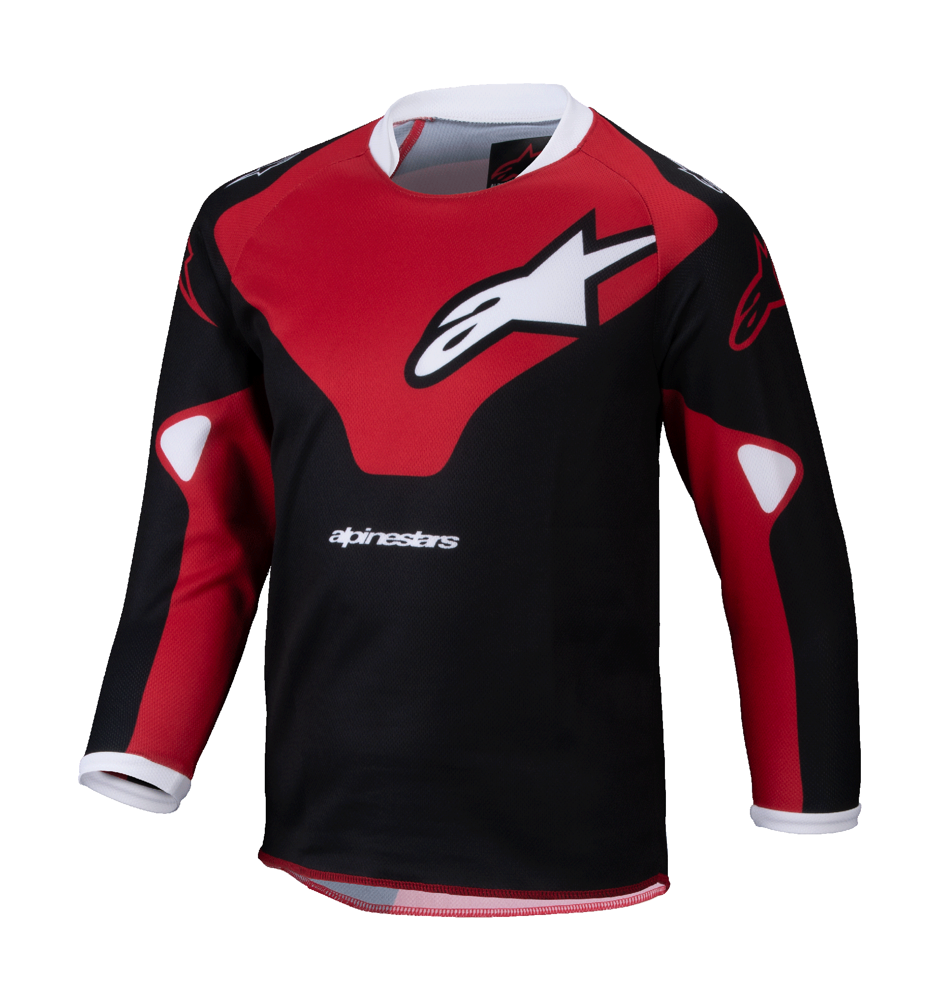 Alpinestars Mini Cross Shirt Racer Veil - Zwart / Rood