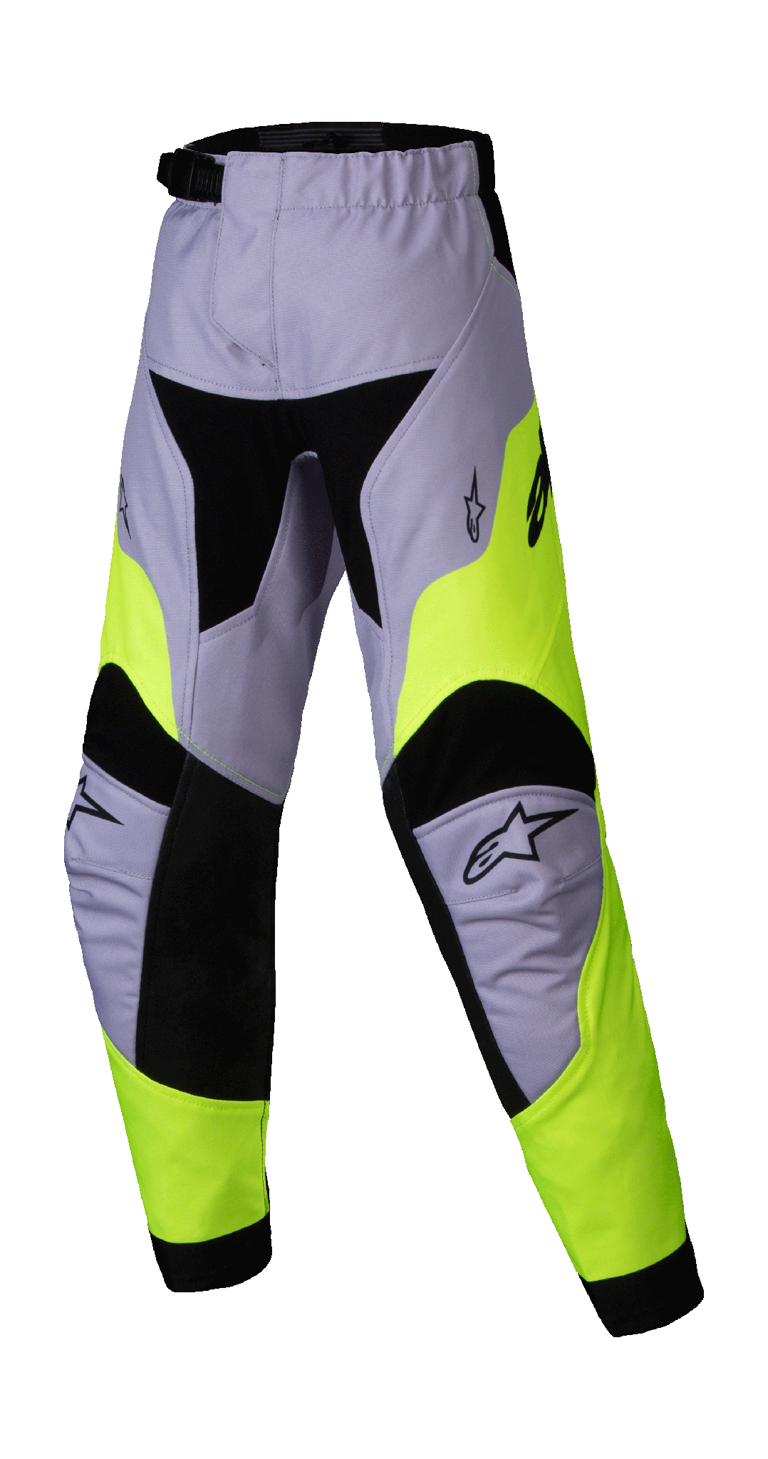 Alpinestars Mini Crossbroek Racer Veil - Grijs / Fluo Geel