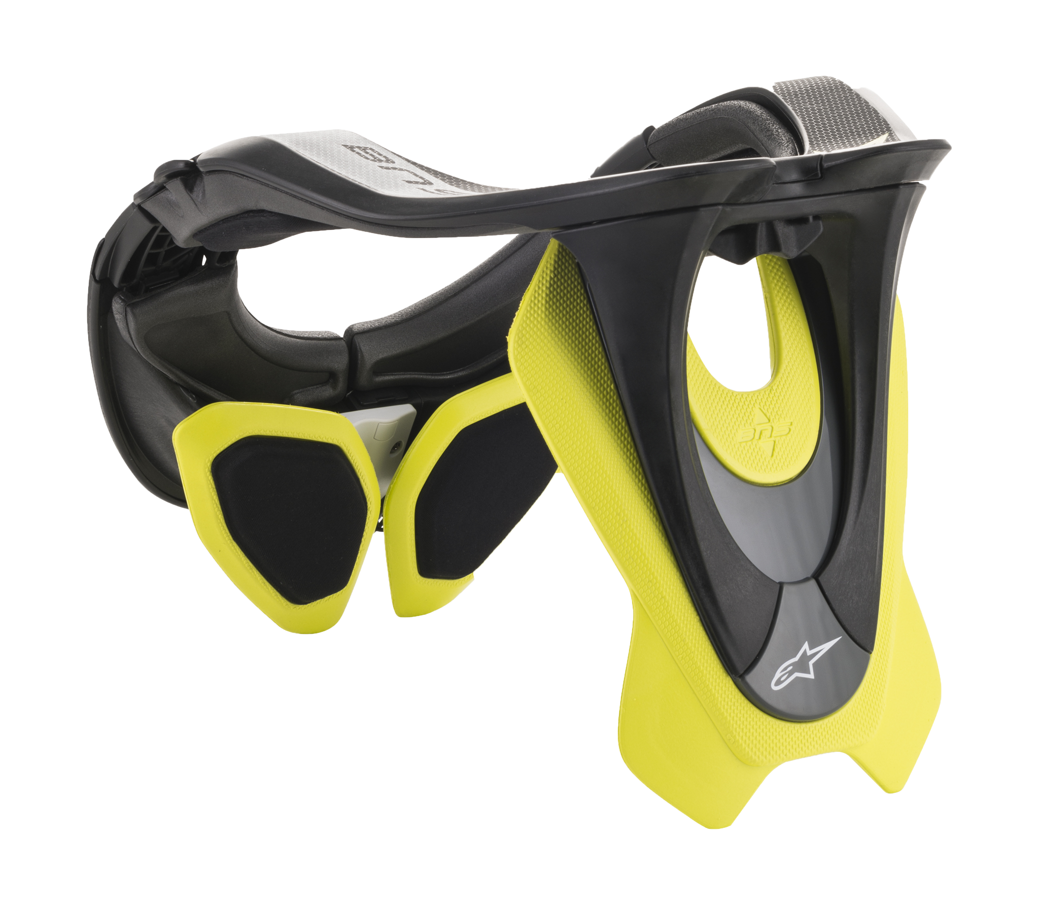 Alpinestars Nekbrace BNS Tech 2 - Zwart / Geel Fluo