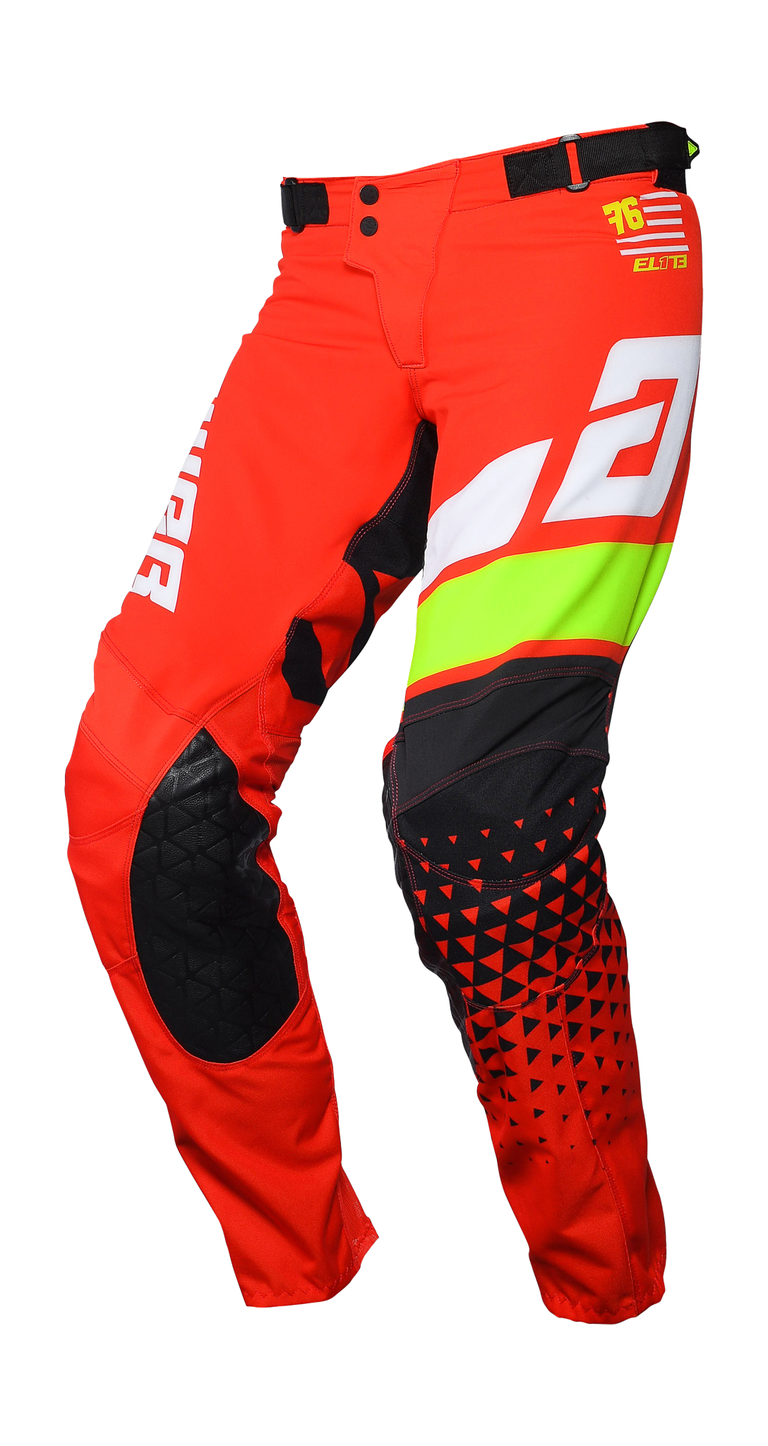 Answer Crossbroek Elite Korza - Rood / Wit / Hyper Acid / Zwart