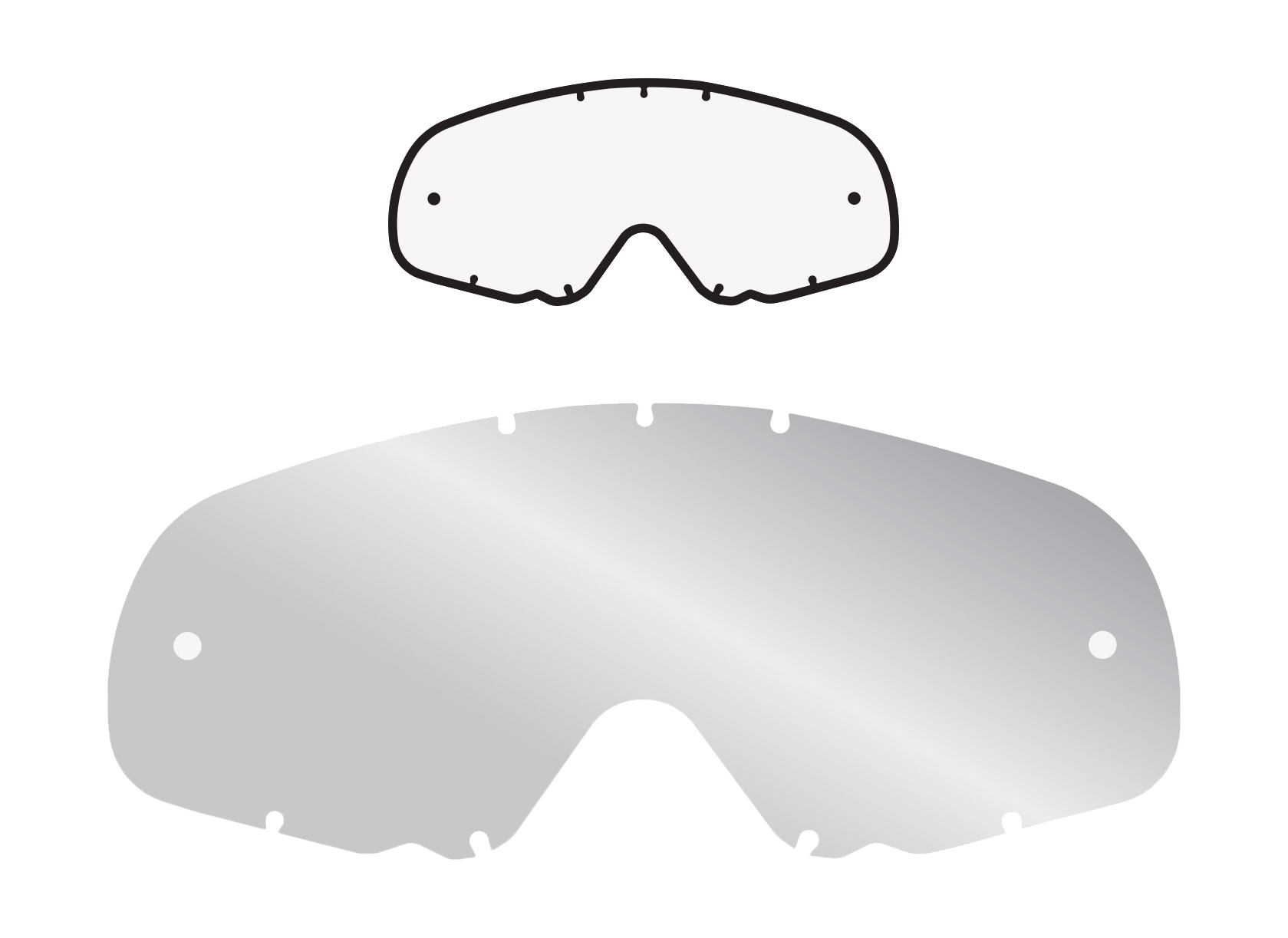Armor Vision Lens Oakley Crowbar - Standaard Clear