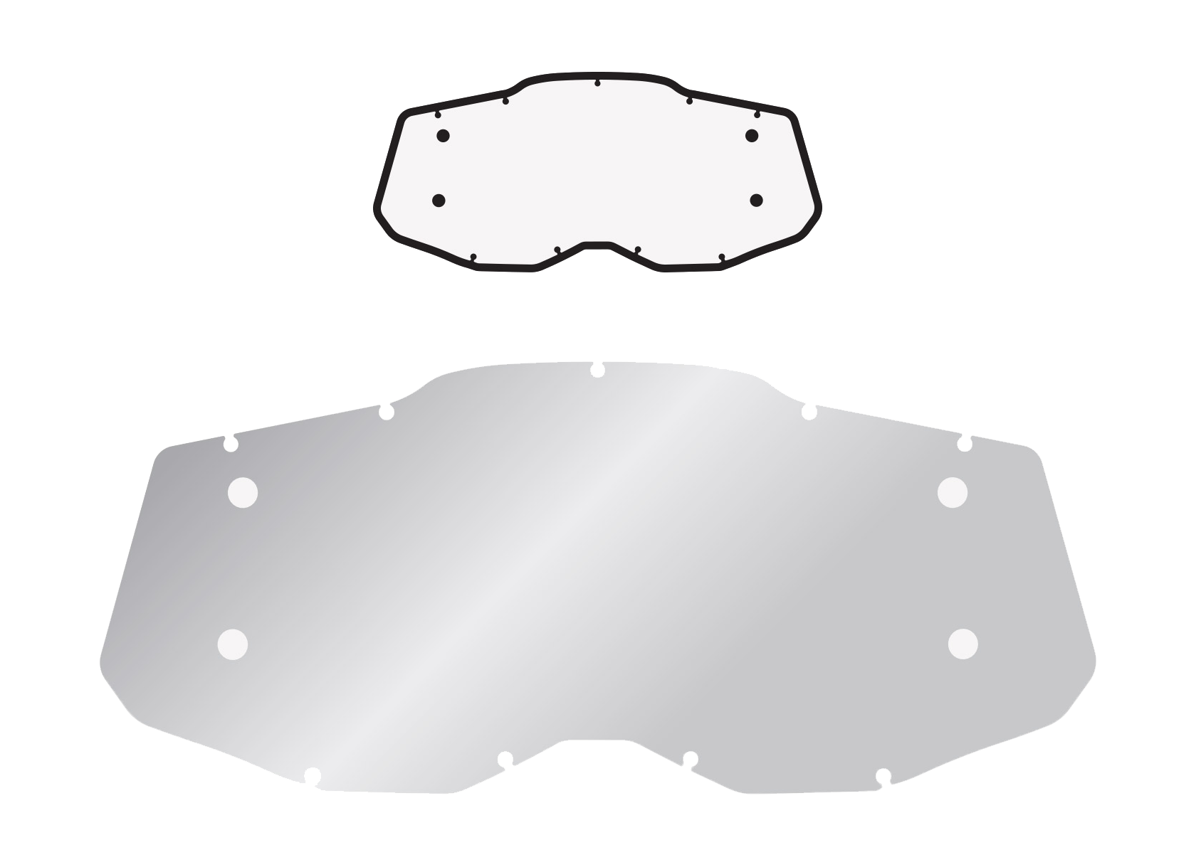 Armor Vision Lens Roll-Off 100% GEN2 RC2/AC2/ST2 - Standaard Clear