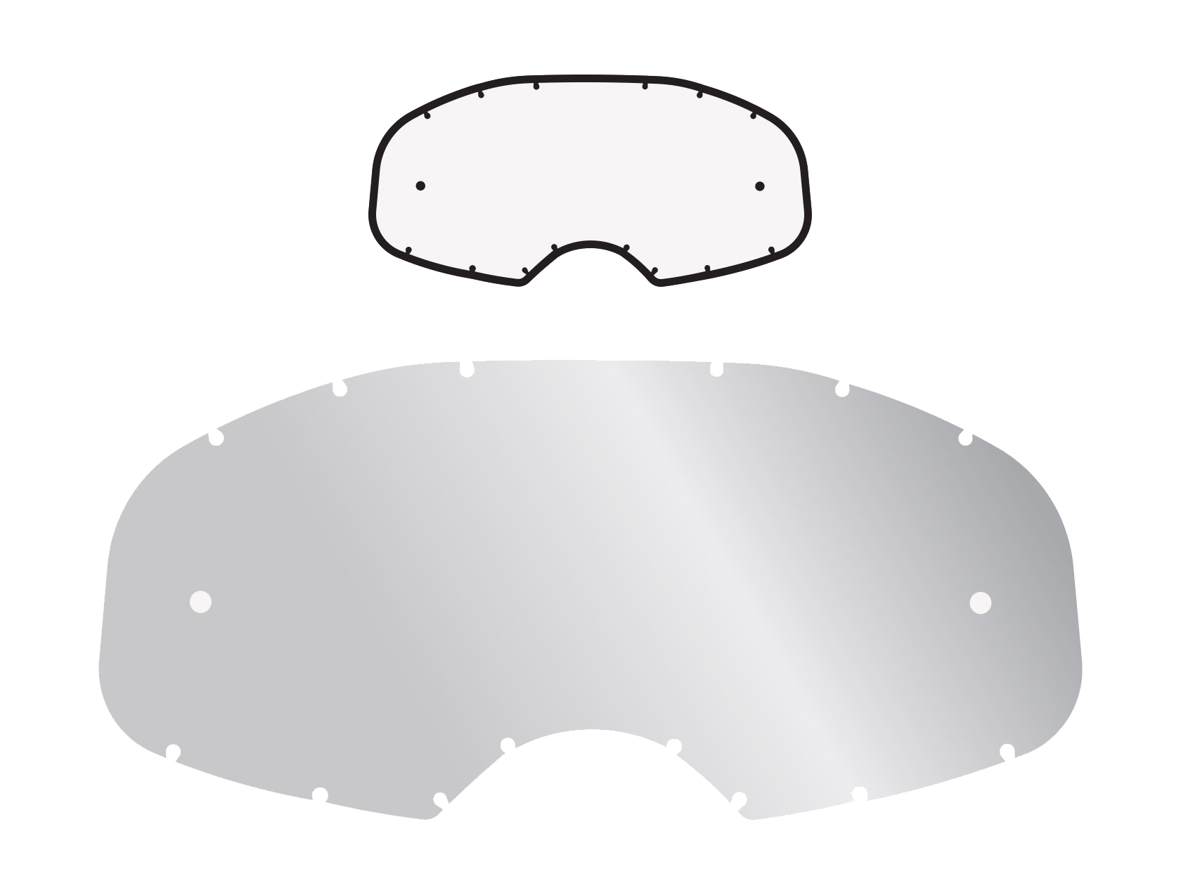 Armor Vision Lens Roll-Off Rip N Roll Colossus - Standaard Clear