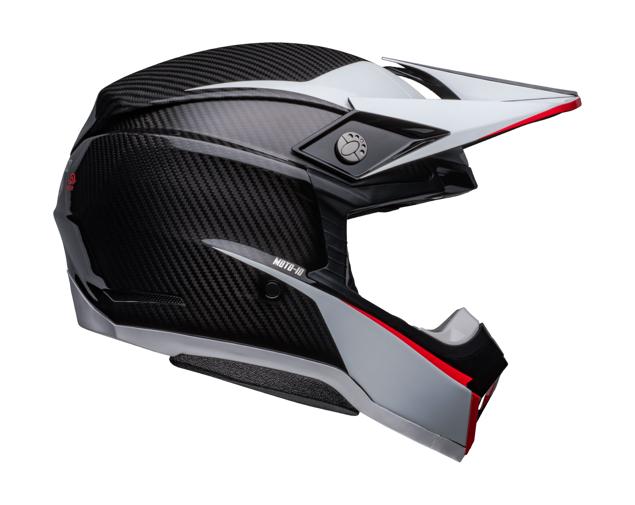 Bell Crosshelm Moto-10 Spherical Renen Crux 2 - Zwart / Wit