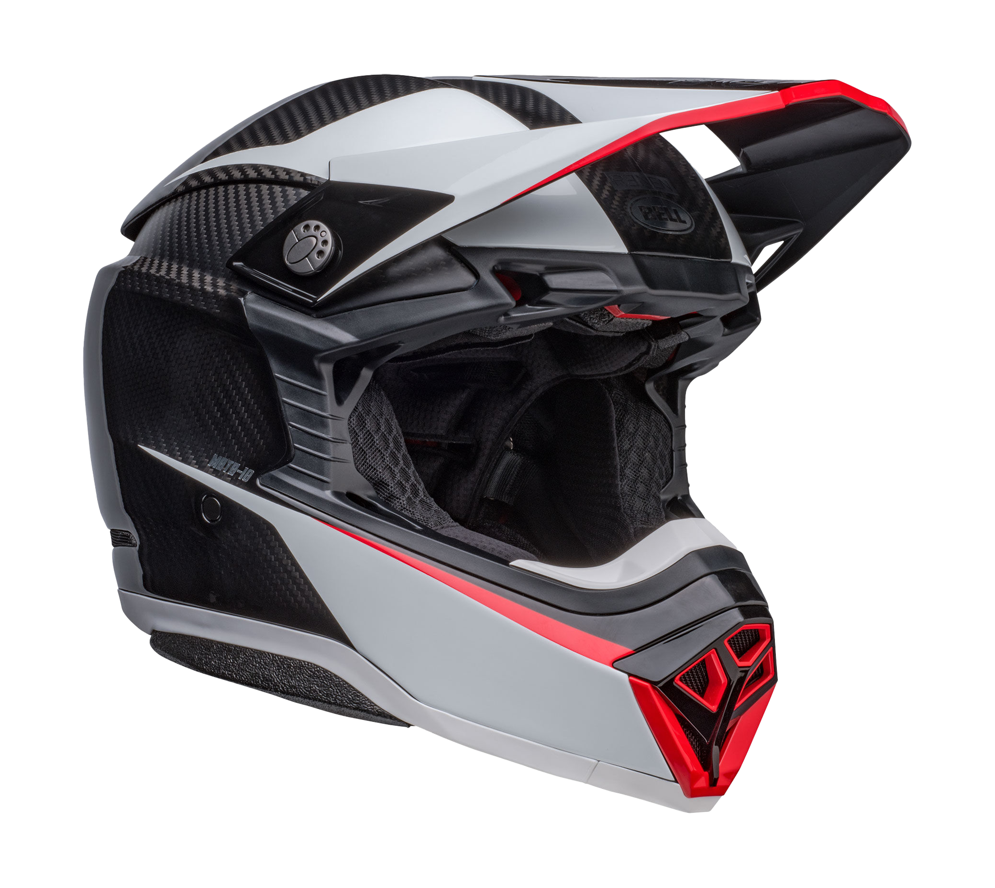 Bell Crosshelm Moto-10 Spherical Renen Crux 2 - Zwart / Wit