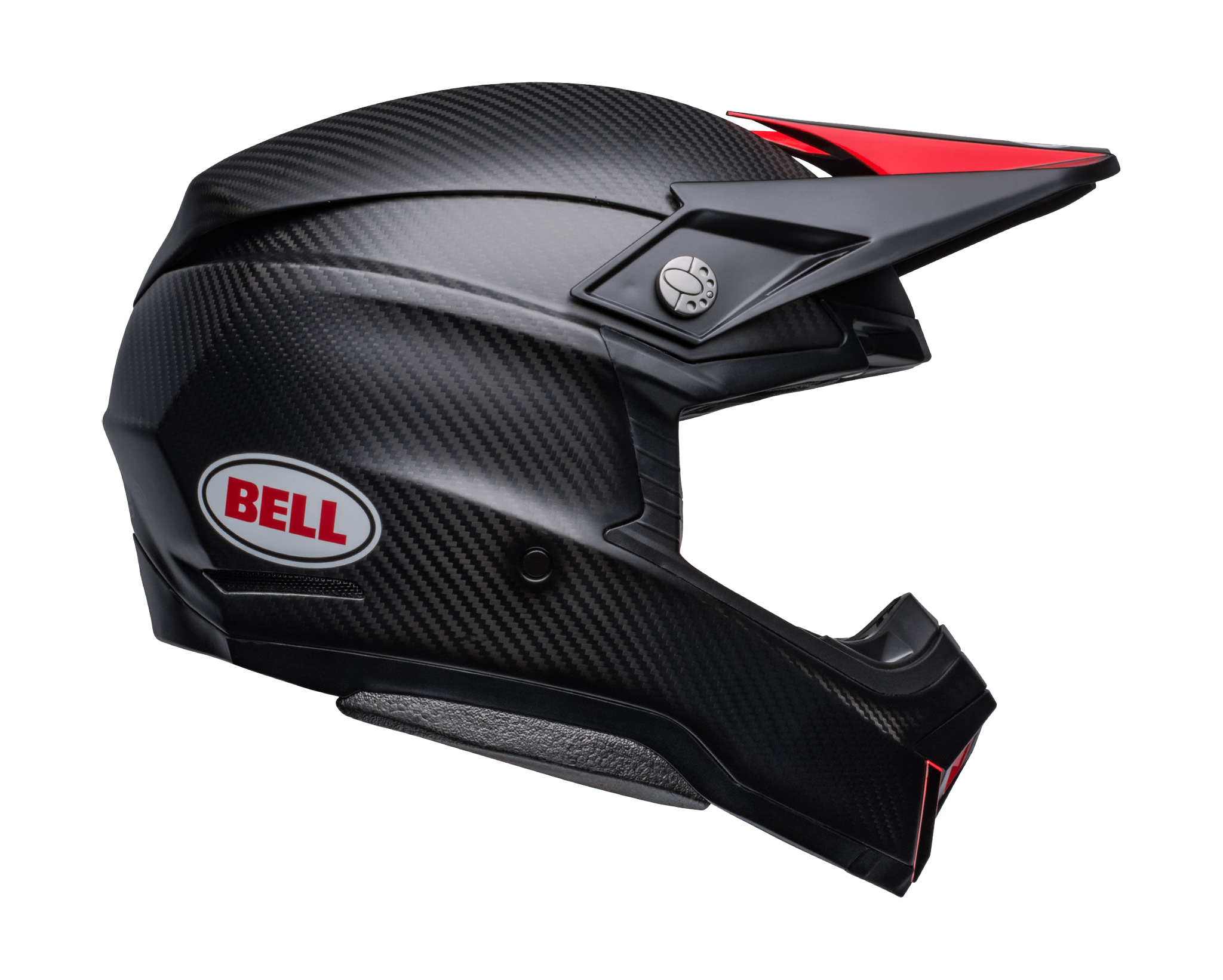 Bell Crosshelm Moto-10 Spherical Solid - Zwart / Rood