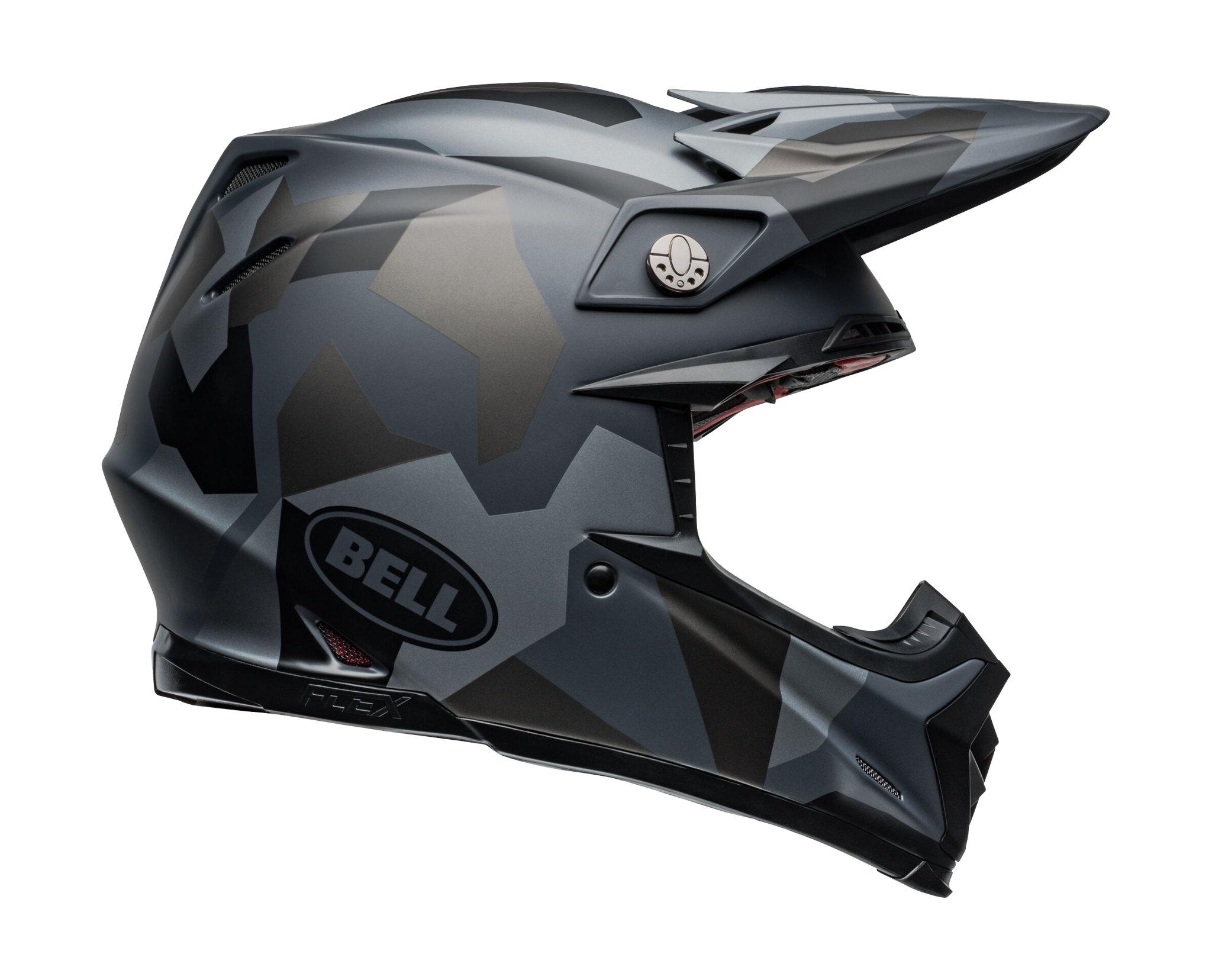 Bell Crosshelm Moto-9S Flex Rover - Grijs / Camo