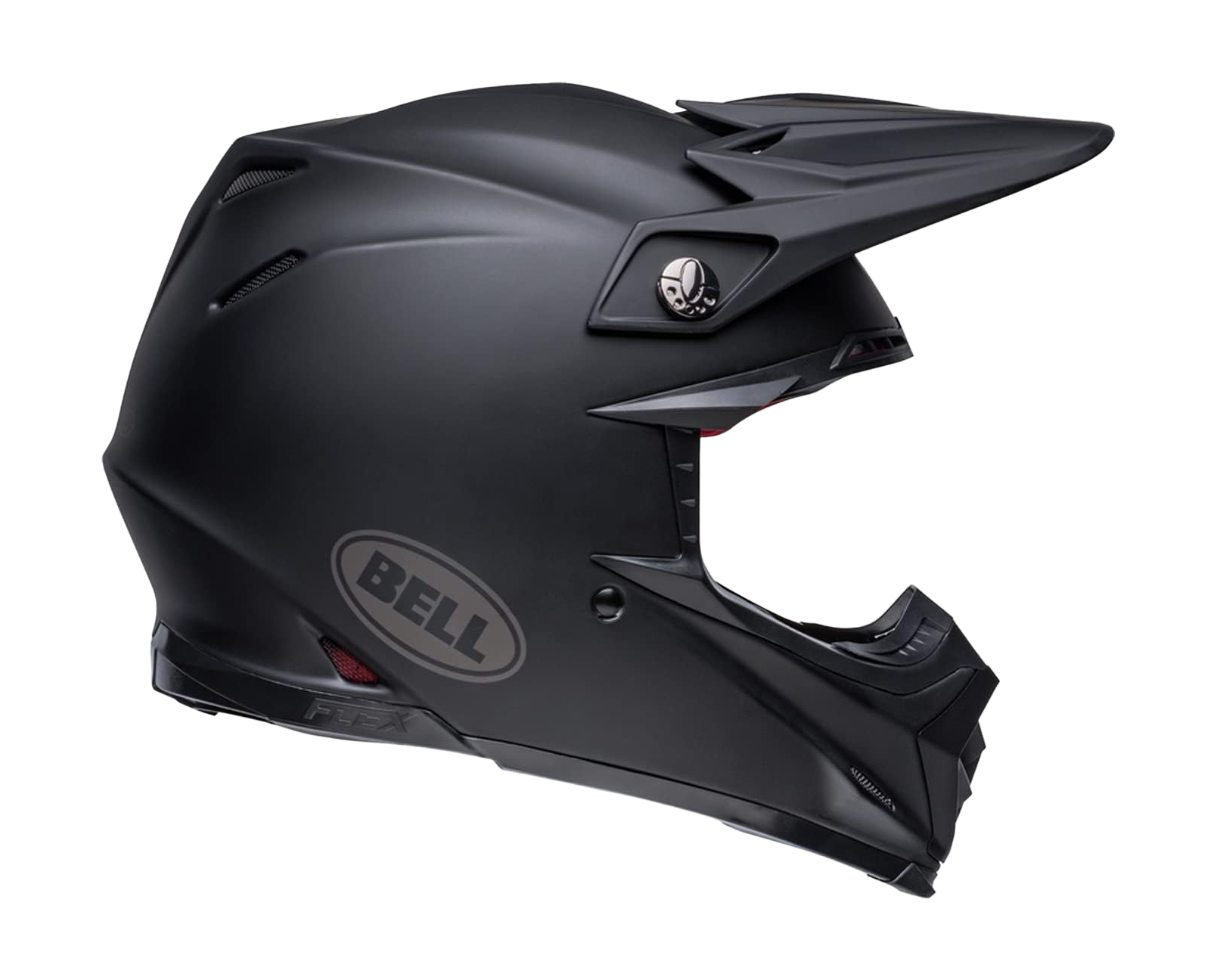 Bell Crosshelm Moto-9S Flex Solid - Mat Zwart