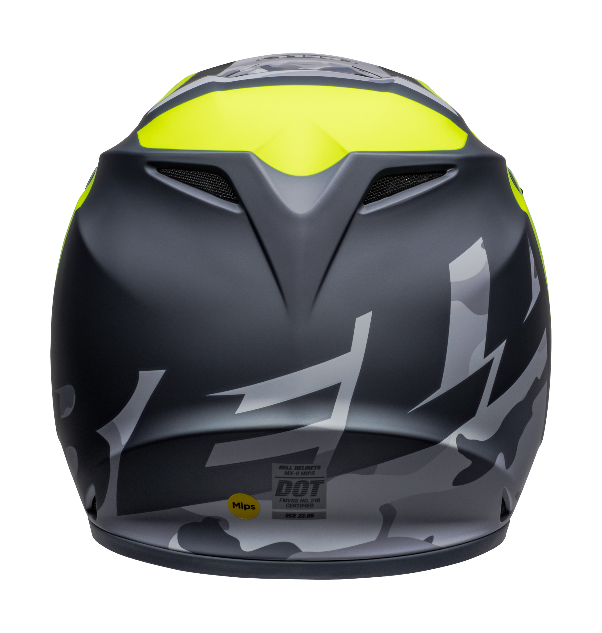 Bell Crosshelm MX-9 Alter Ego - Hi Viz / Camo