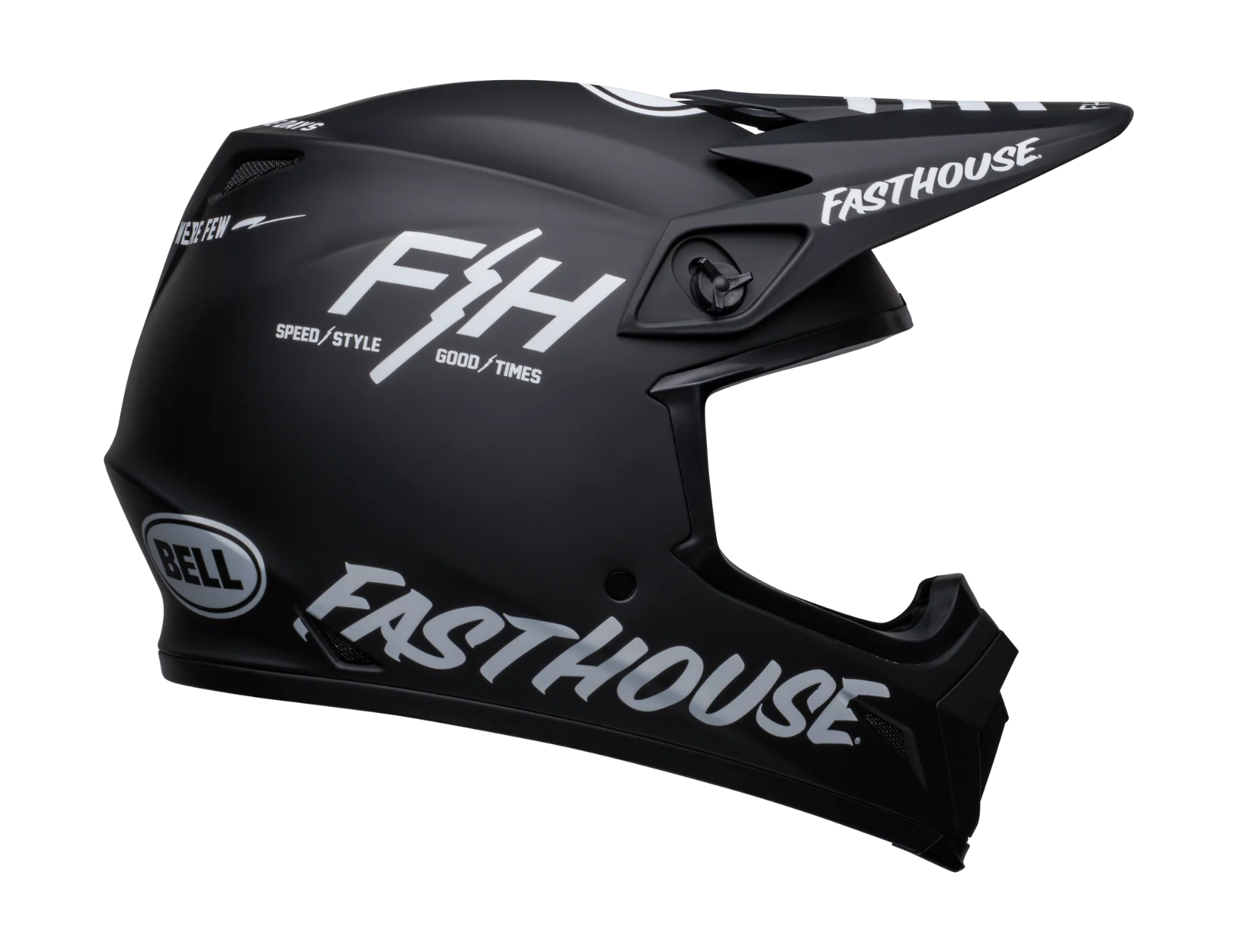 Bell Crosshelm MX-9 Fasthouse Prospect - Zwart / Wit