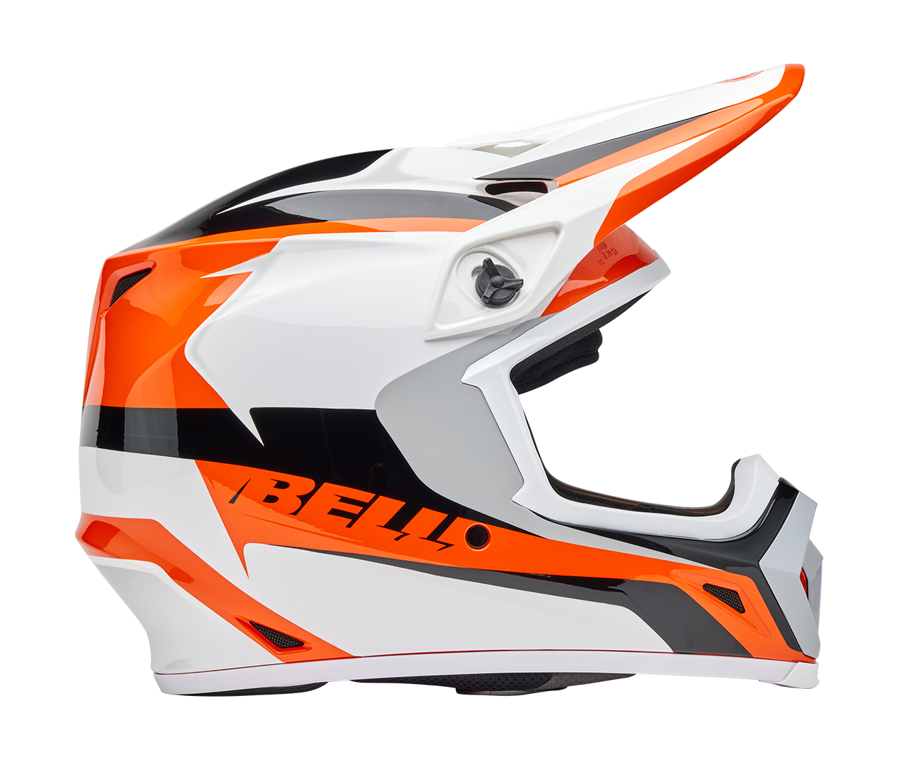 Bell Crosshelm MX-9 Rift - Oranje / Wit
