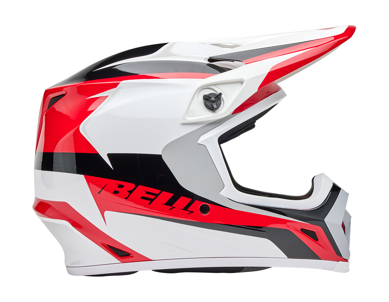 Bell Crosshelm MX-9 Rift - Rood / Wit