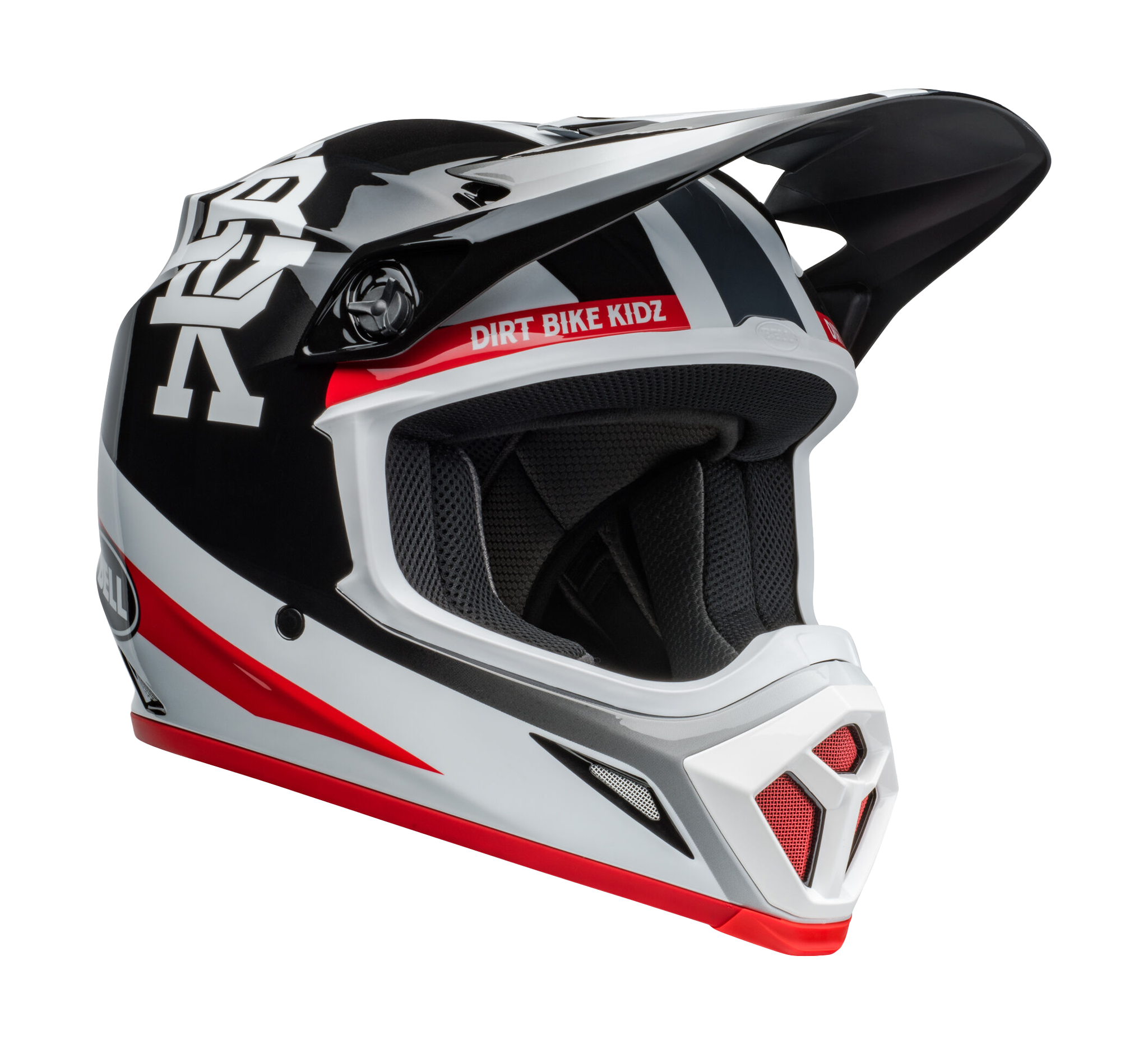 Bell Crosshelm MX-9 Twitch DBK 24 - Zwart / Wit